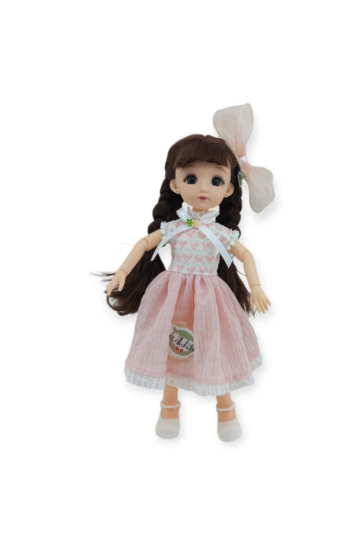KIZIL Anbibi Premium Bebek Hareketli Aksesuarlı - WX197-1-PEMBE