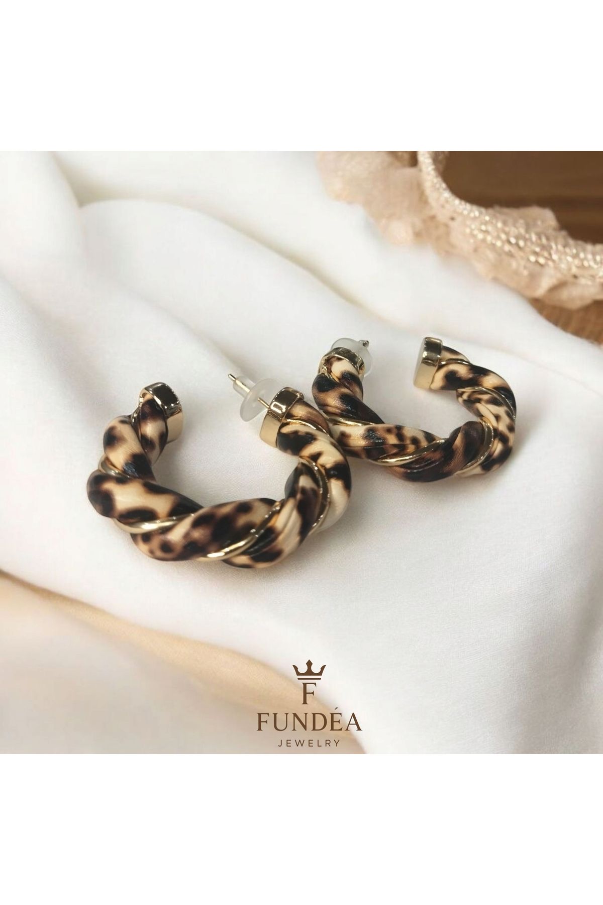 Fundéa Jewelry Savanna İzleri Halka Küpe