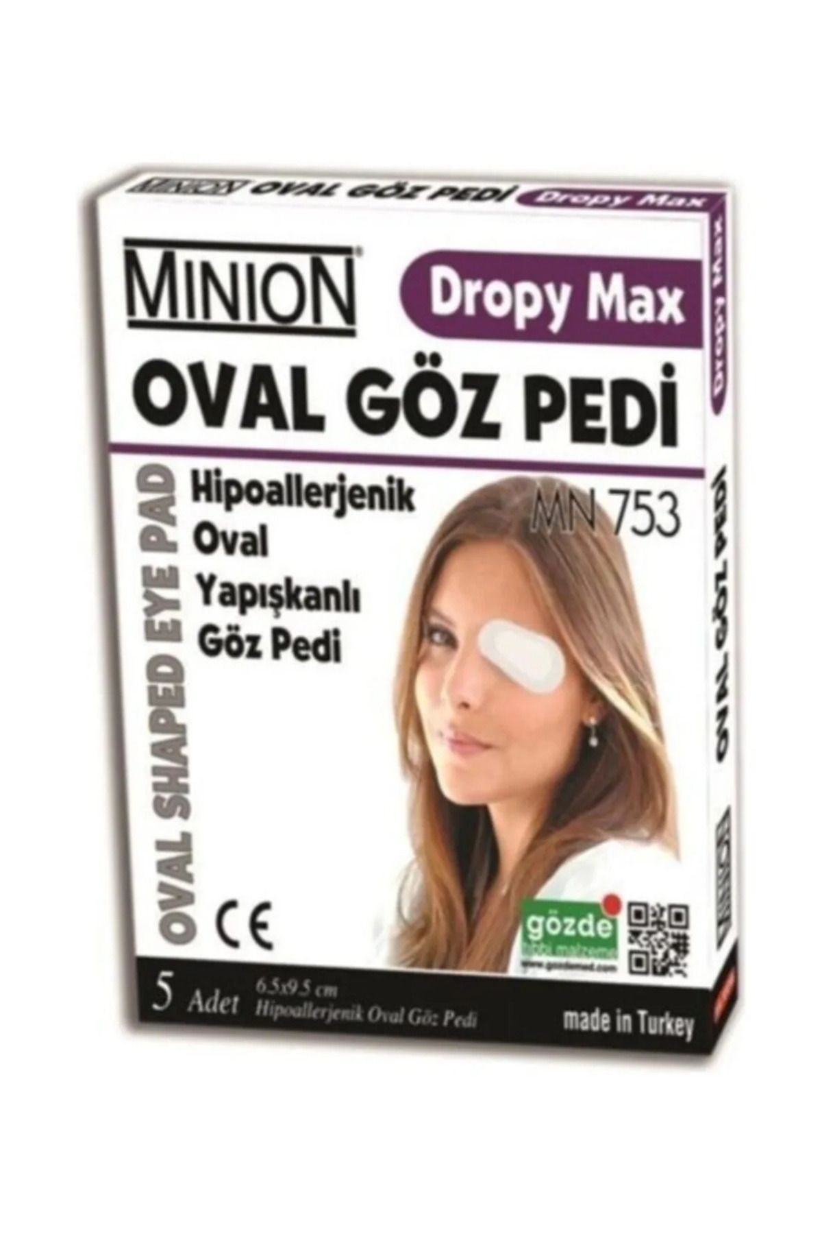 Minion Oval Göz Pedi