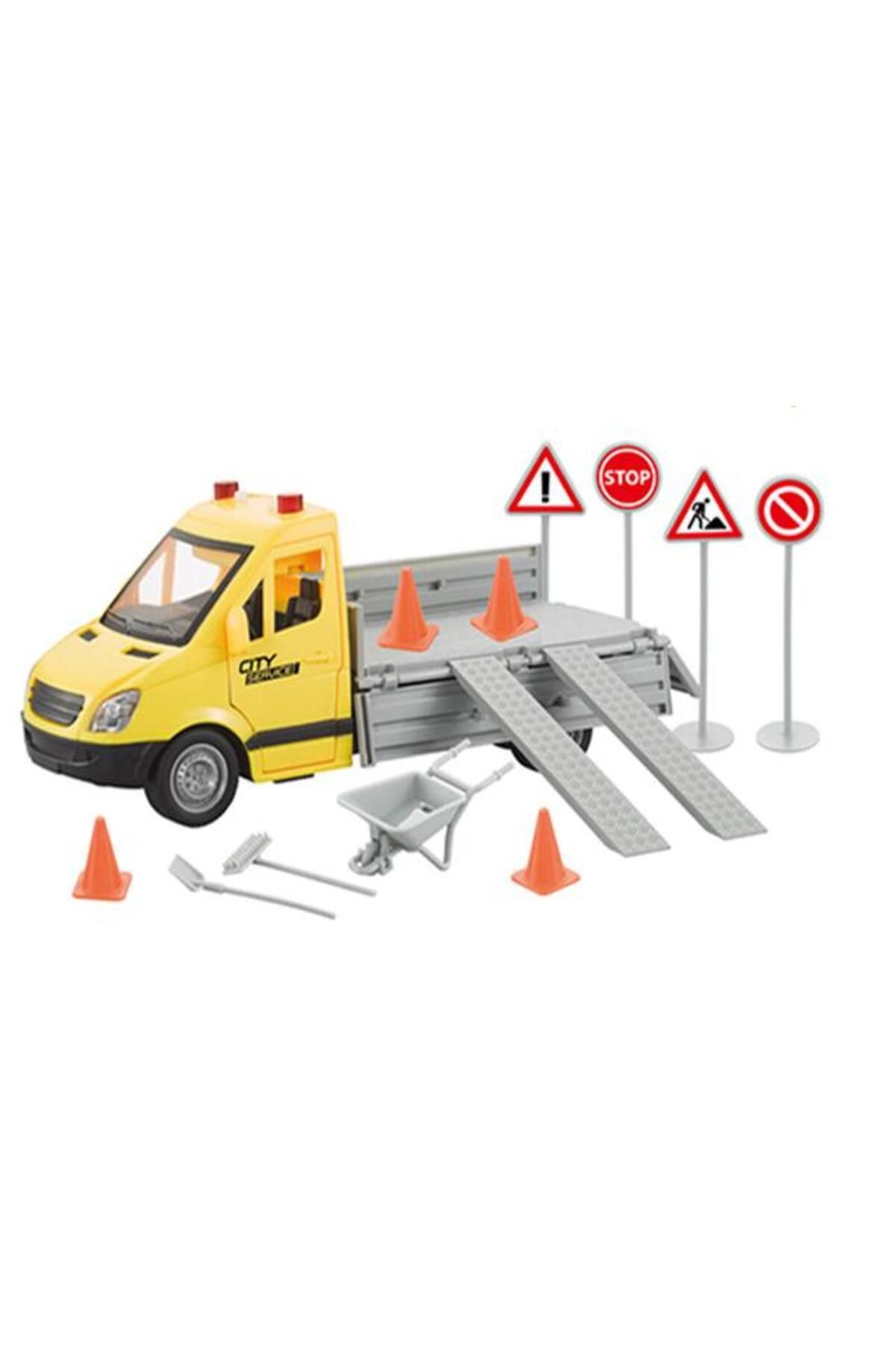 Ceren Oyuncak Ceren Ctoys Sesli Işıklı Pilli Çöp Kamyonu WY593A