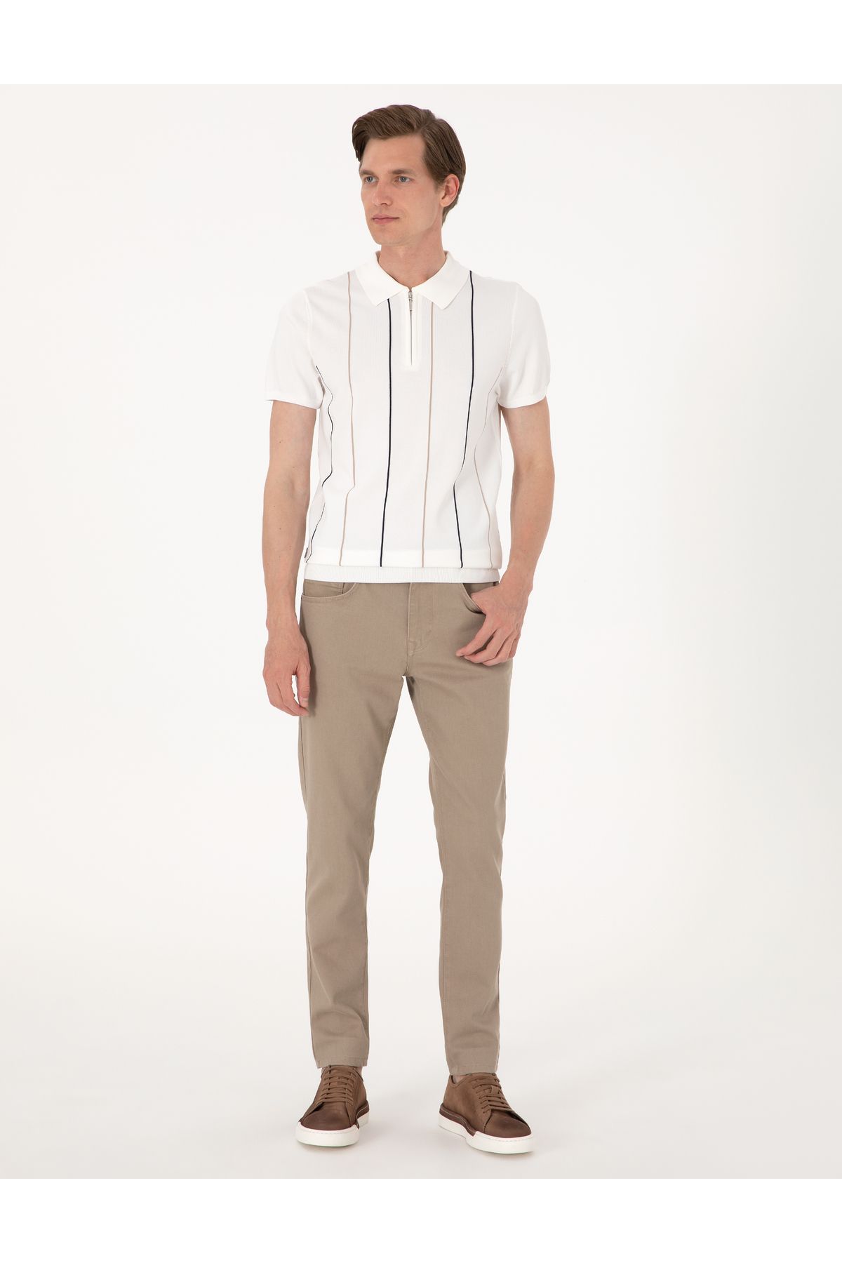 Pierre Cardin Taş Slim Fit Jean Pantolon 50309047-VR049