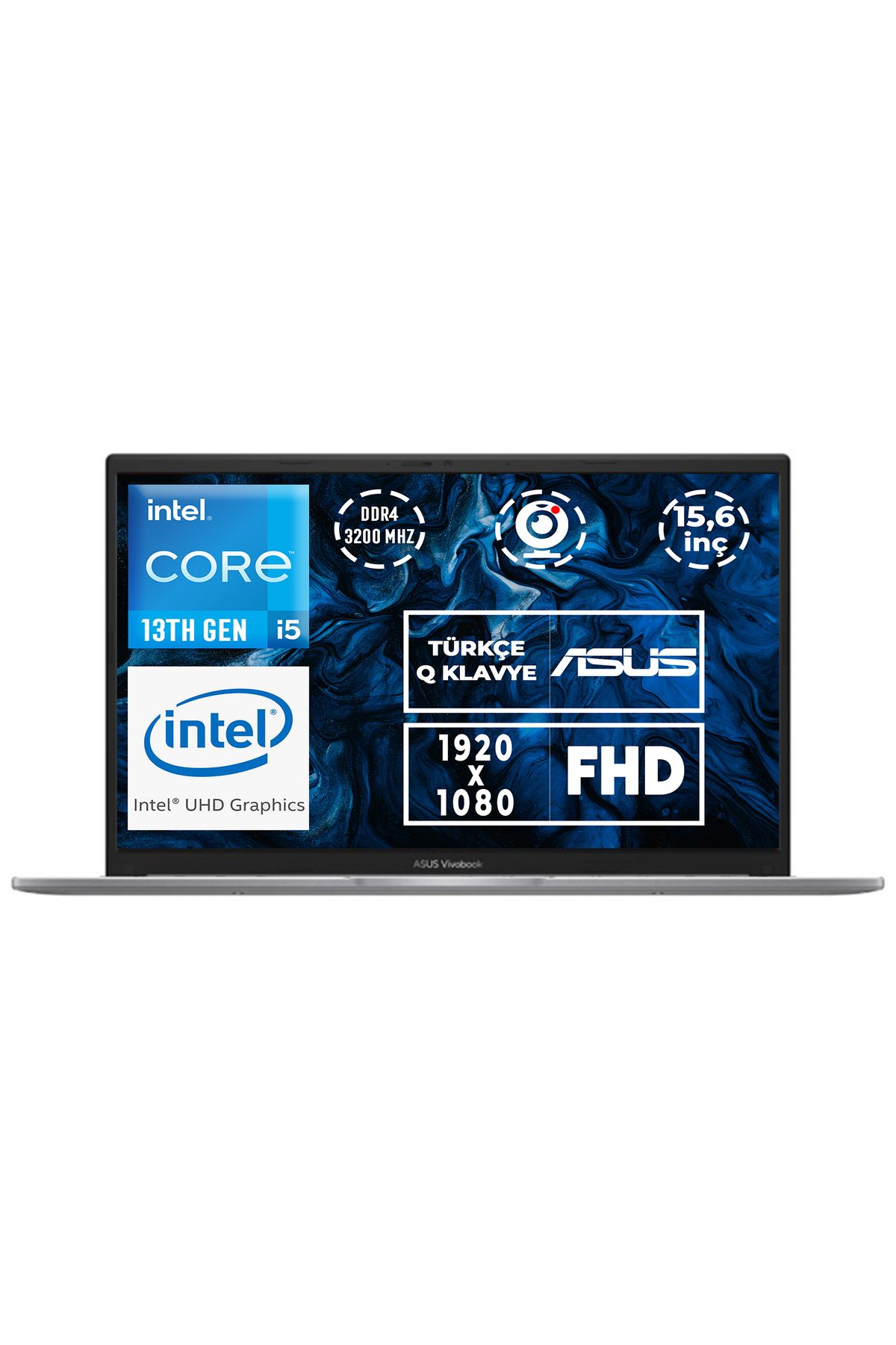 ASUS Vivobook 15 X1504VA-NJ104 Core i5-1335U 16GB 1TB SSD 15.6" FHD IPS Freedos Laptop