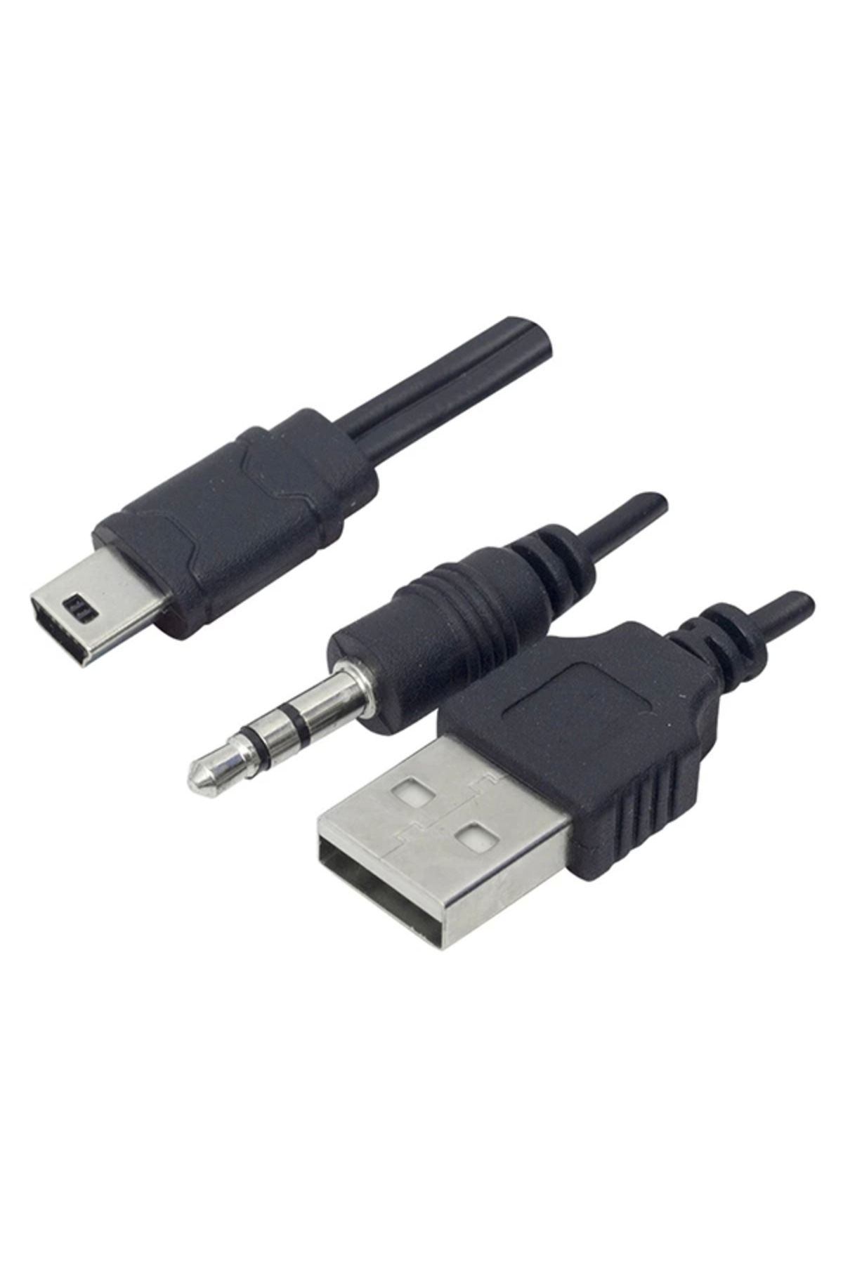 İnnMerry USB TO AUX - 5 PİN KABLO (MÜZİK KUTUSU KABLOSU)* PL-8624 (5047)