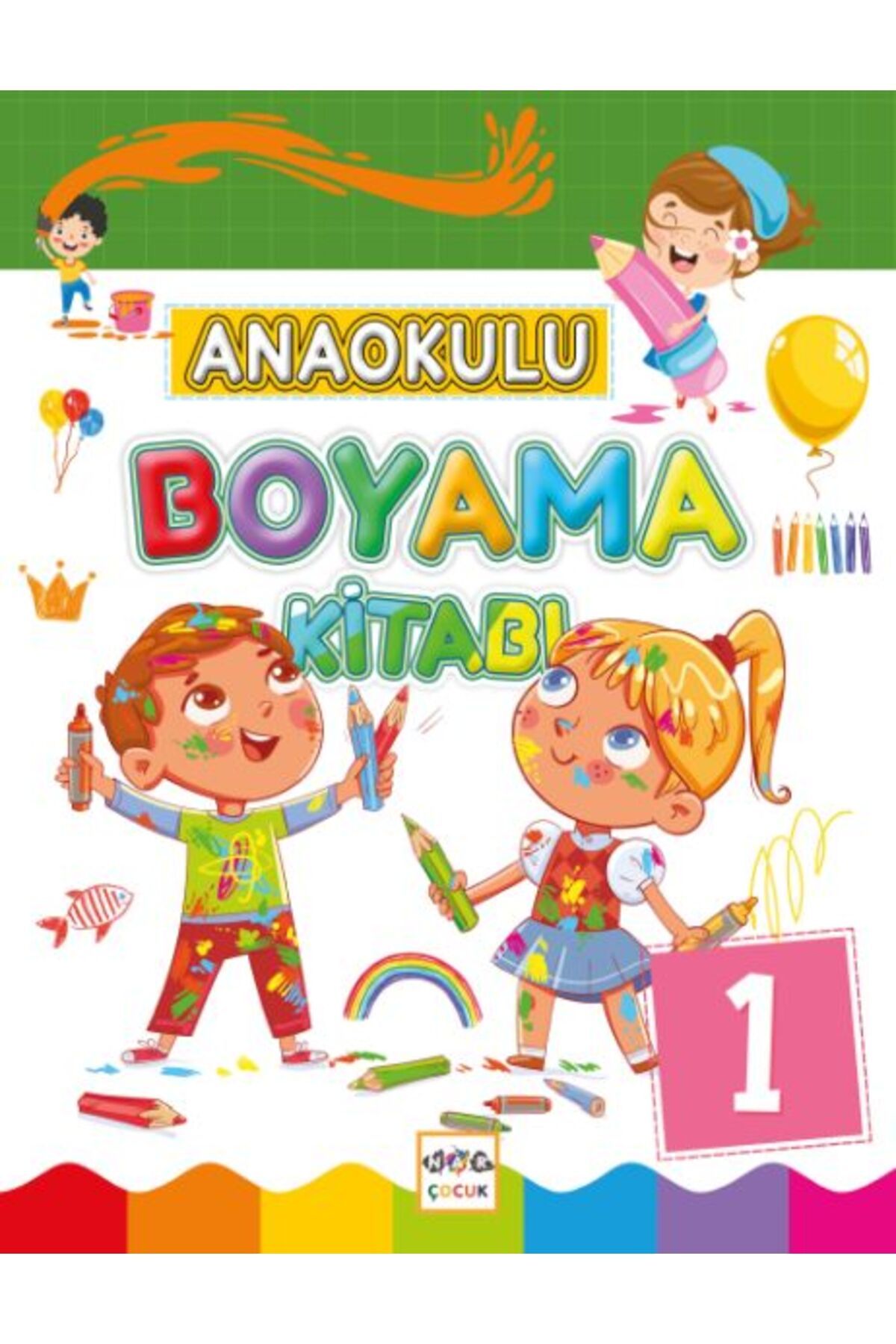 Nar Yayınları Anaokulu Boyama Kitabı - 1