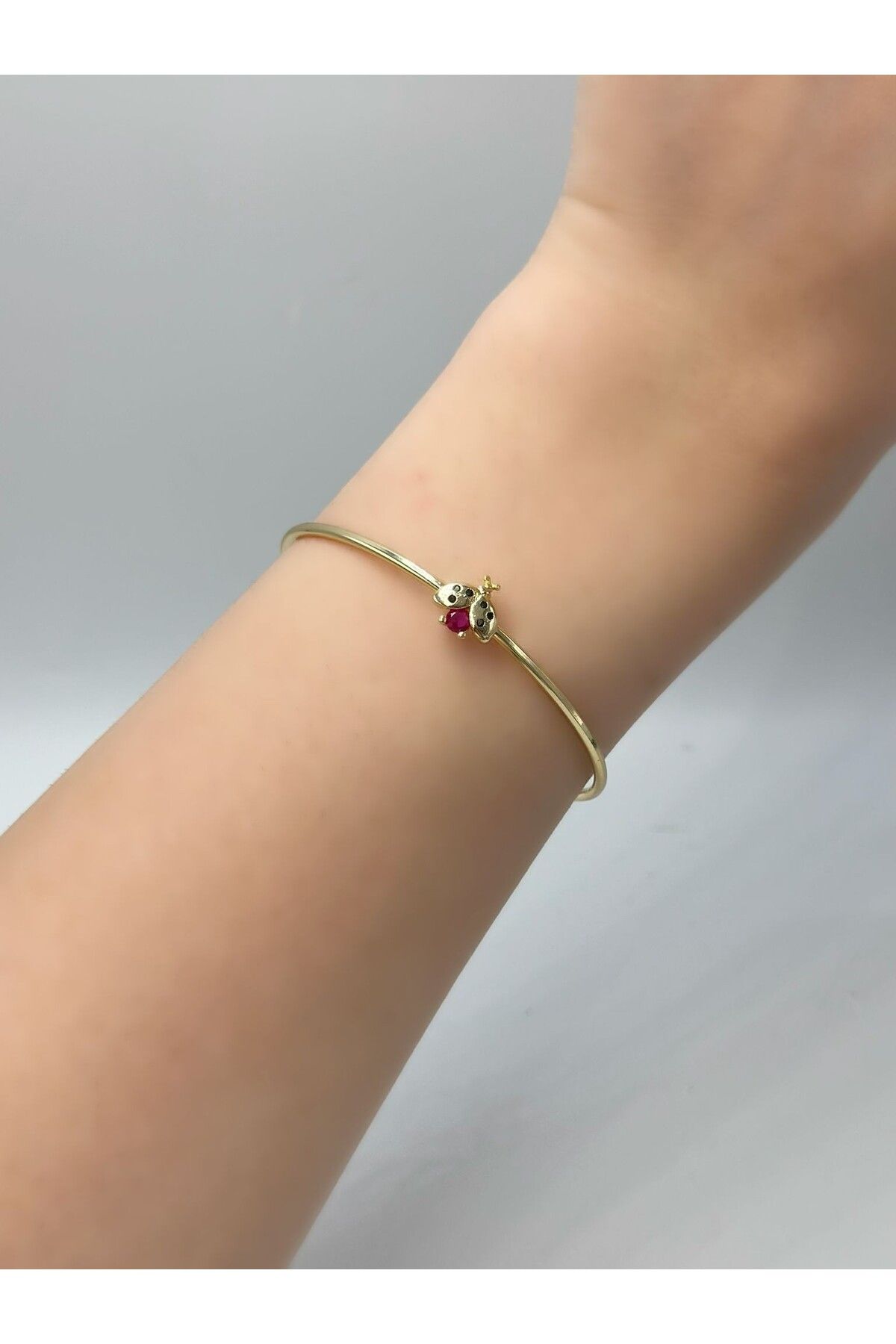 MyladyAccessoriess Arı Detaylı Ayarlanabilir Çelik Kelepçe