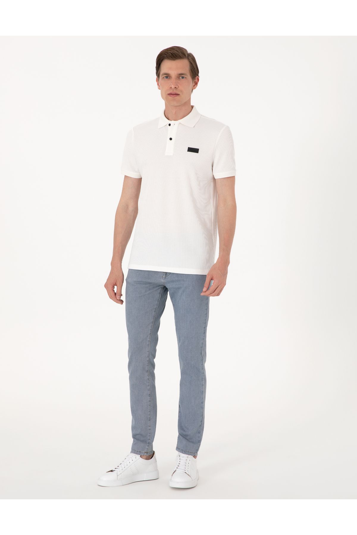 Pierre Cardin Açık Mavi Slim Fit Jean Pantolon 50302733-VR003