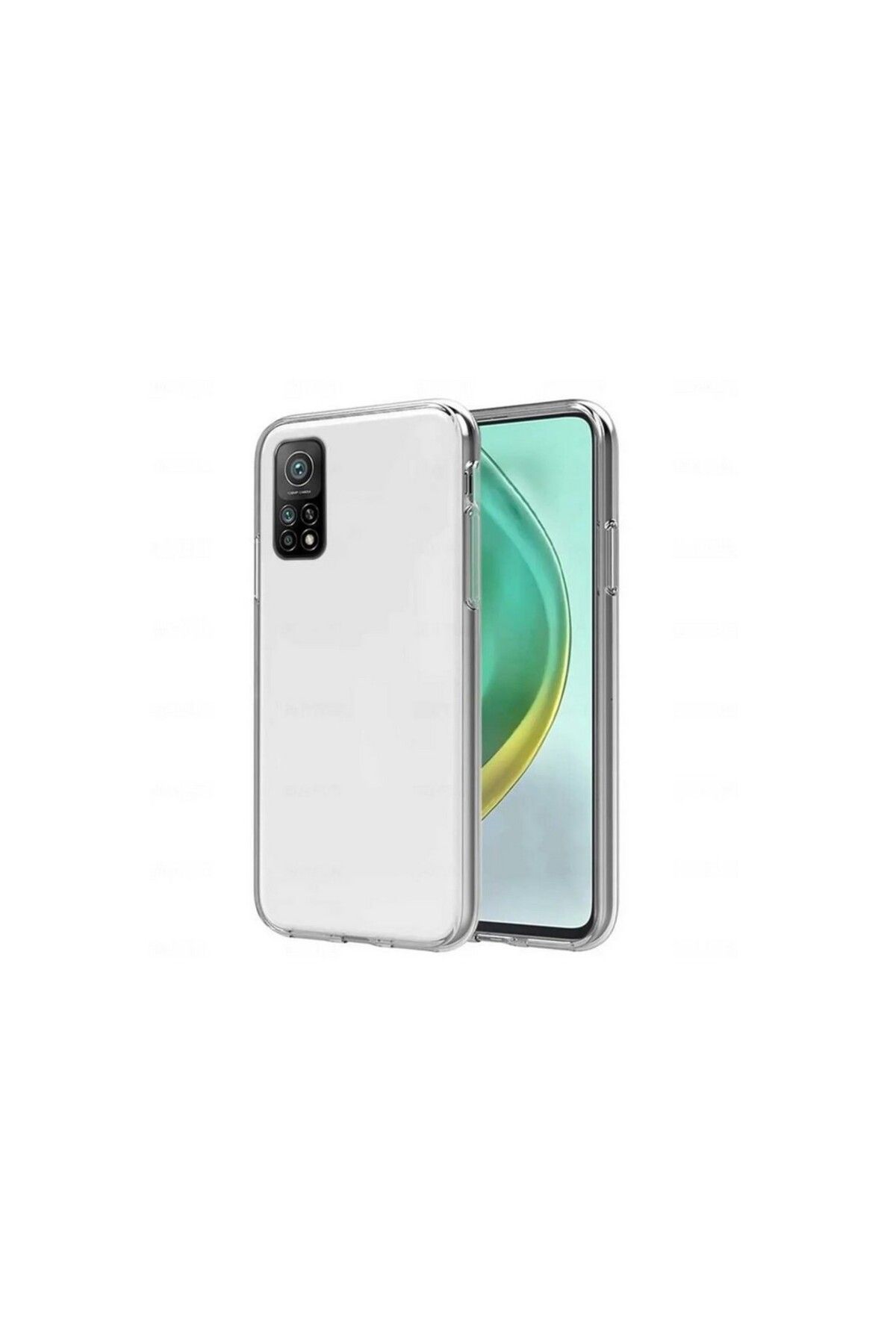 KılıfShop Xiaomi Mi 10T Pro uyumlu Kılıf Ön Arka 360 Koruma Arka Sert Mika Ön Silikon Şeffaf