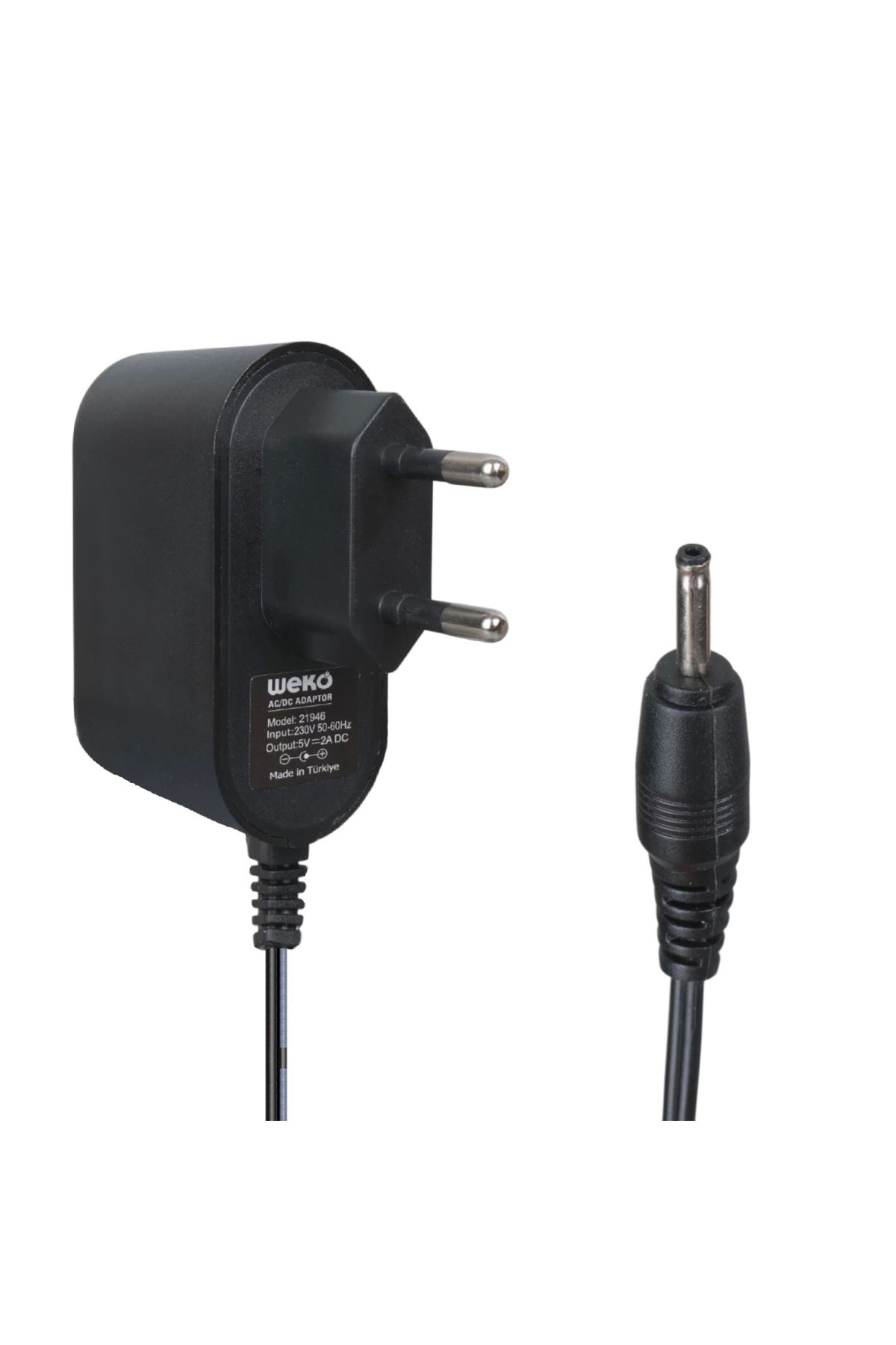 İnnMerry 5 VOLT - 2 AMPER 2.5*0.7 İNCE UÇ YERLİ ÜRETİM PRİZ TİPİ TABLET PC ADAPTÖRÜ (5047)