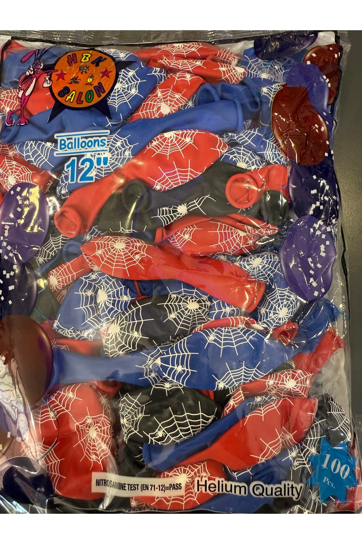 MELİH PARTİ DÜNYASI Helyum Örümcek Adam Balon