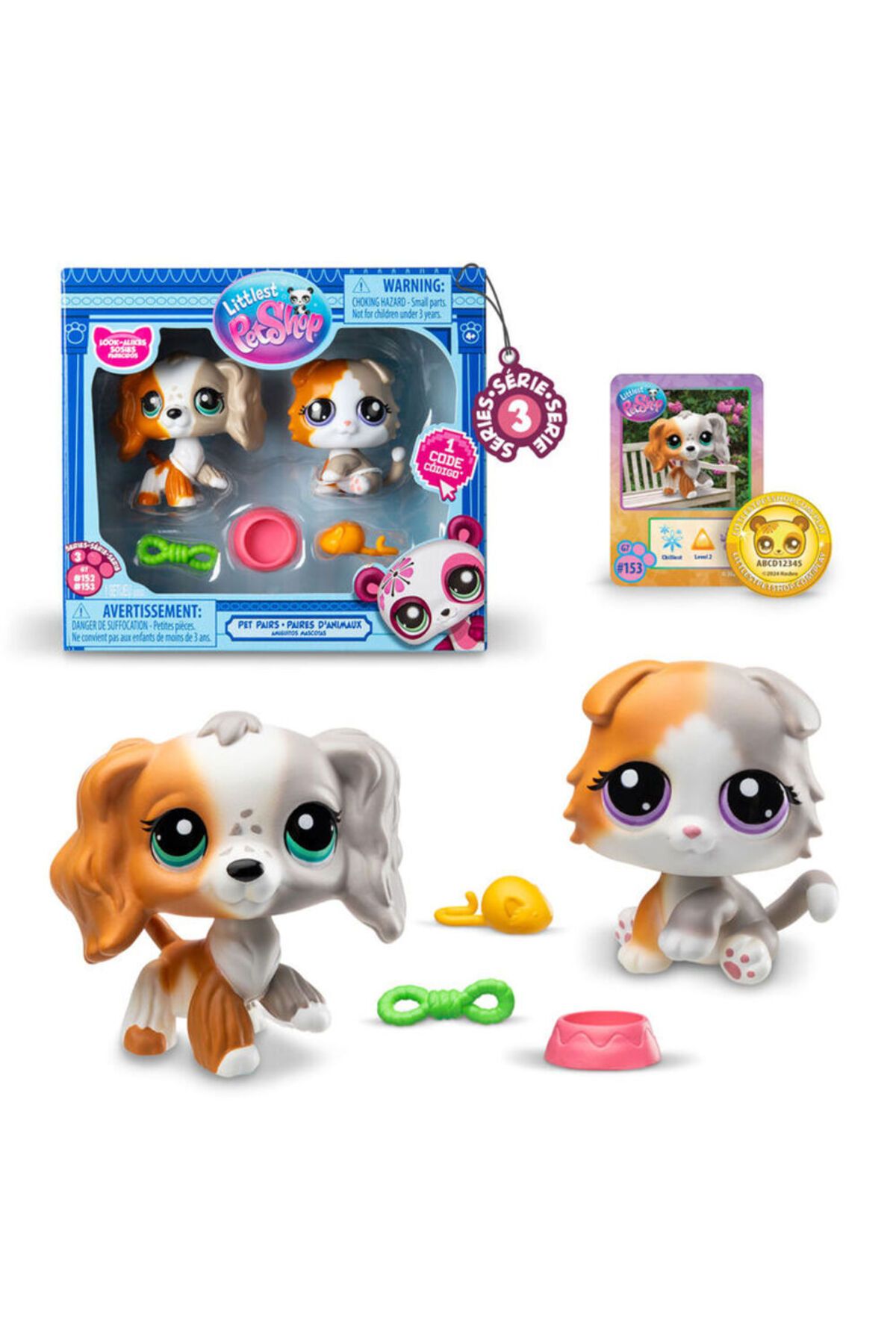 PREFTOYS Littlest Pet Shop - Pet Pairs 2-Pack Look-Alikes ORİJİNAL BARKODLU