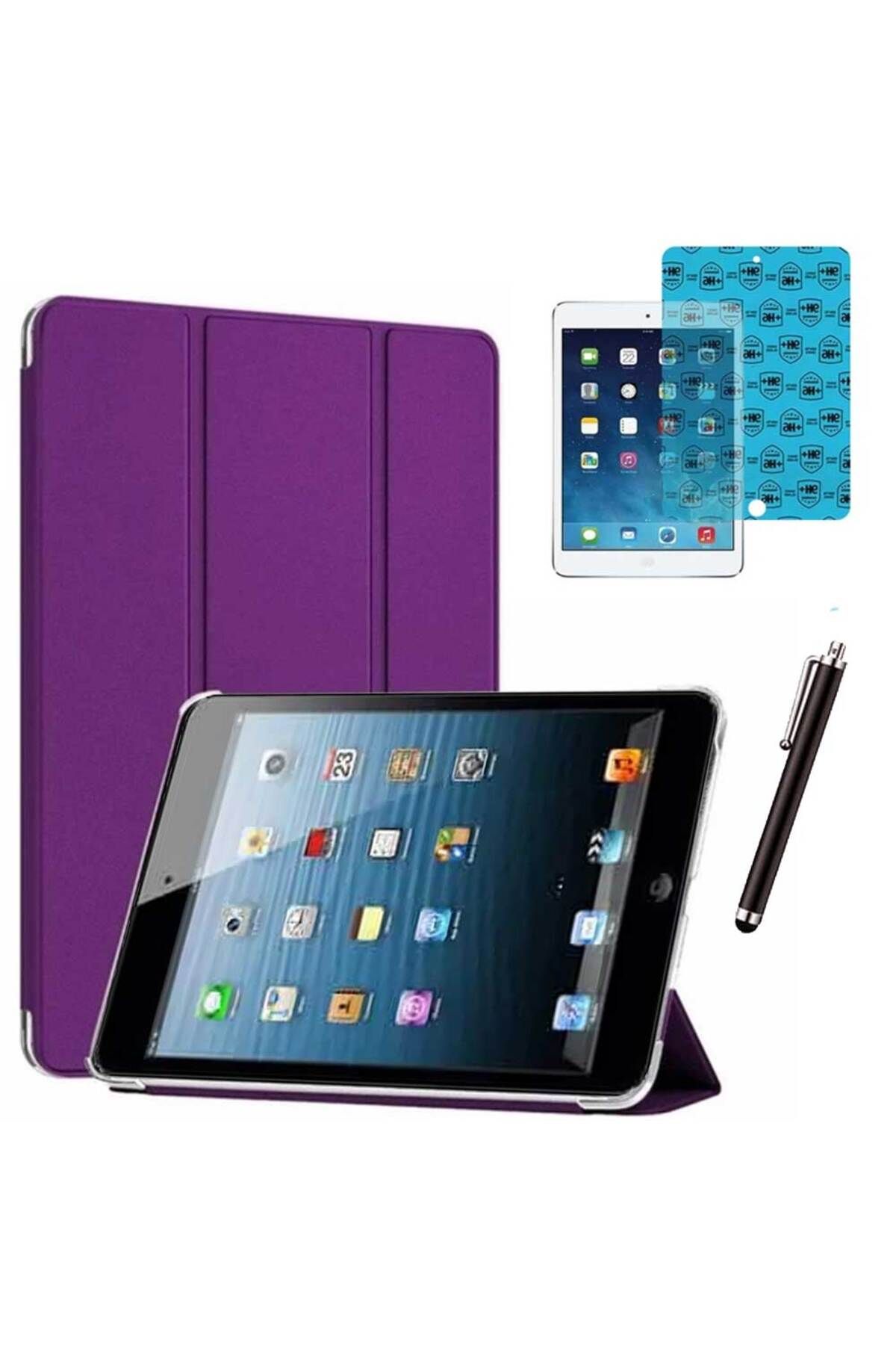 Smart Tech Apple iPad 5 ve 6 Nesil Uyumlu Smart Cover Tablet Kılıfı Ekran Koruyucu Kalem Set