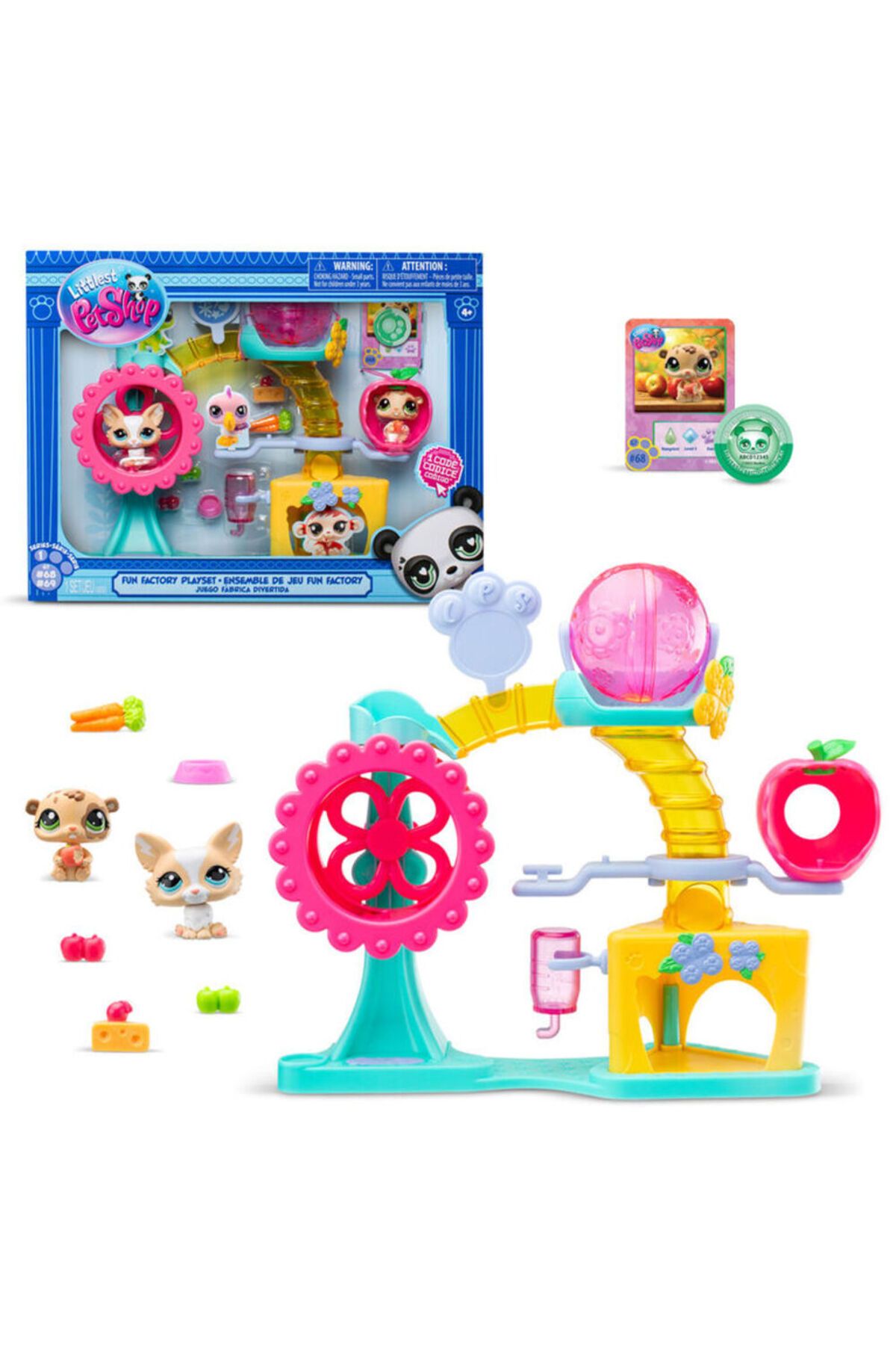 PREFTOYS Littlest Pet Shop Fun Factory Playset ORİJİNAL BARKODLU