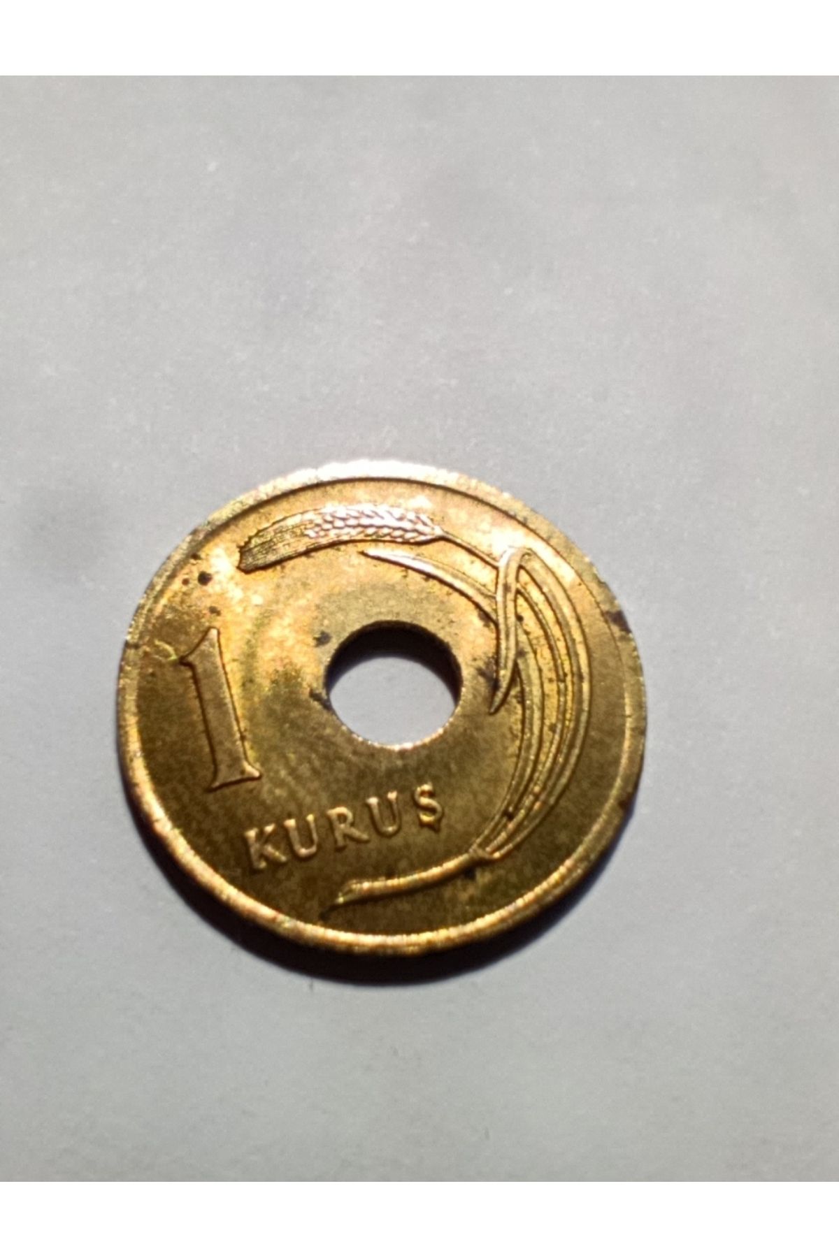 Koleksiyon 1949 YILI DELİKLİ 1 KURUŞ ÇİL