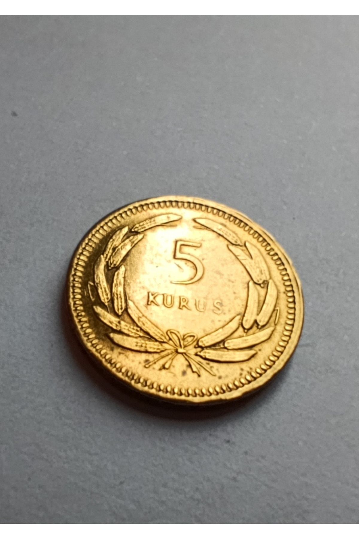 Koleksiyon 1956 YILI 5 KURUŞ ÇİL+. *DÜZ*