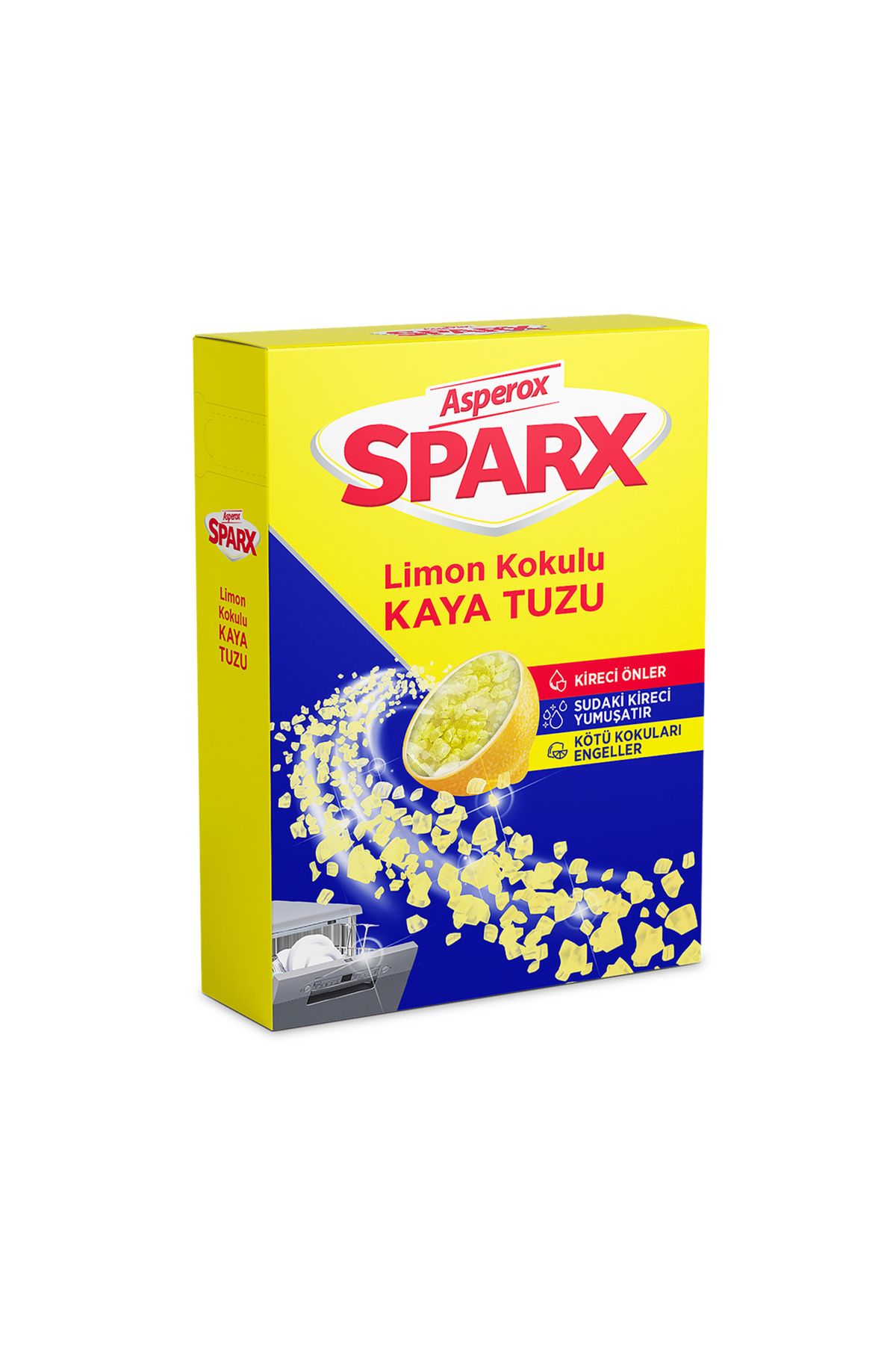 ASPEROX Sparx Limon Kokulu Kaya Tuzu 1.5 Kg