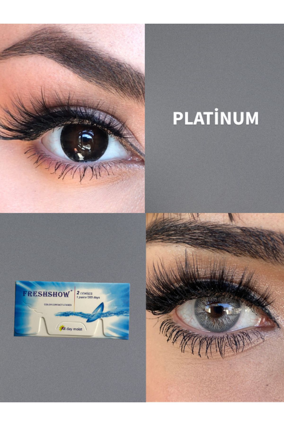 RABIR Platinum Yıllık Kirpik Lens Solüsyonu ve Lens Kabı