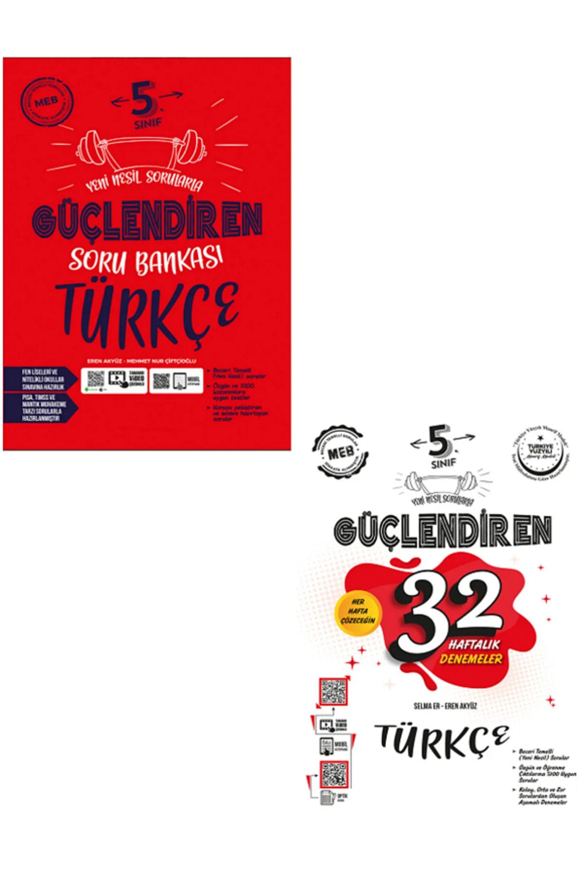 Efsane Yayınları 5.Sınıf Ankara Güçlendiren Türkçe Soru Bankası + Ankara Güçlendiren Türkçe 32 Haftalık Denemeler