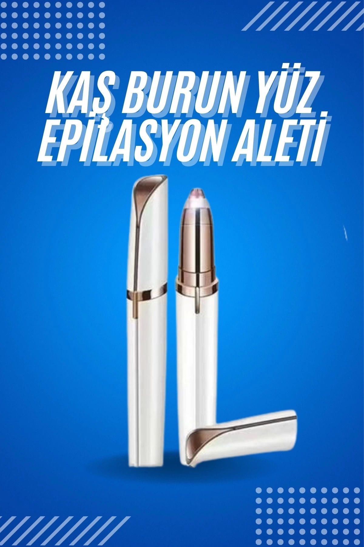 feifei Tüy Kıl Alma Kaş Bıyık Unisex Yüz Bakım Epilasyon Aleti Pilli
