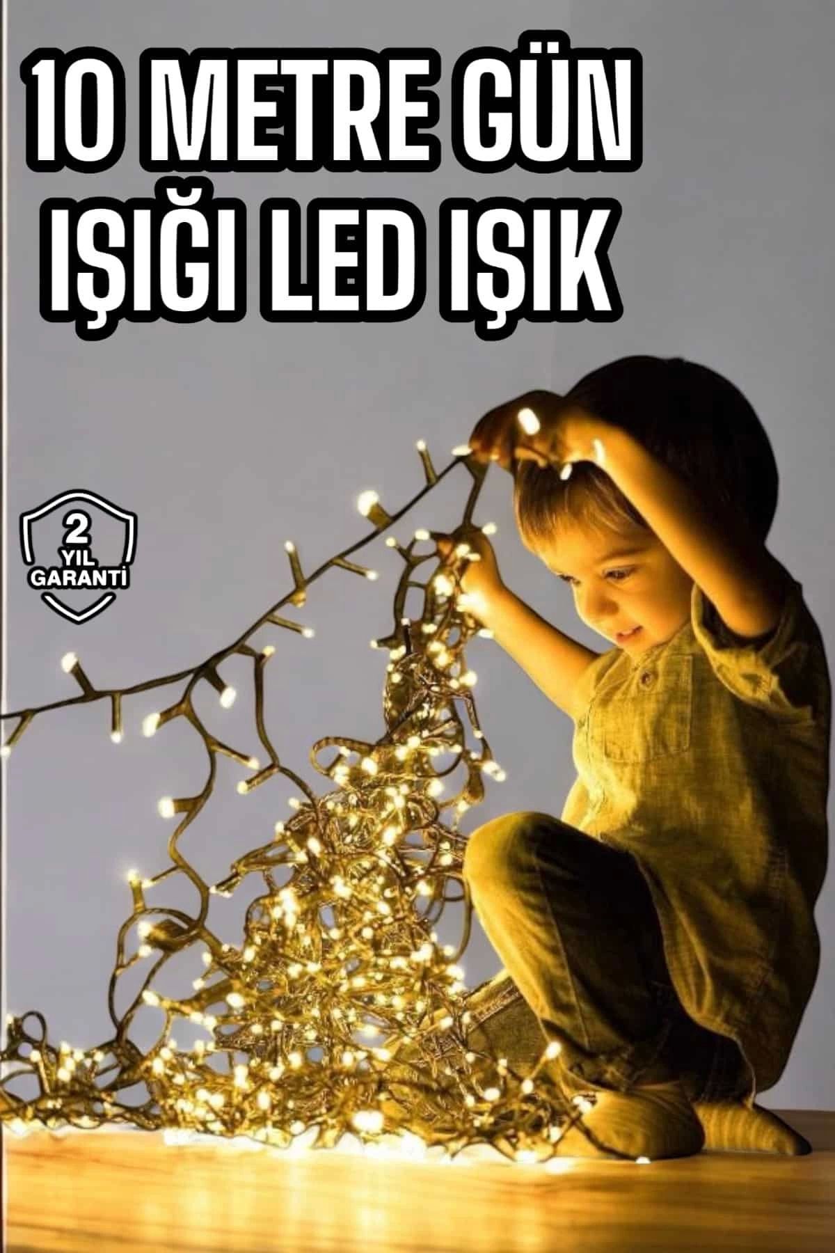 Heez 10 Metre Şerit Led Gün Işığı Led Işık Süsleme Parti Malzemesi Konsept