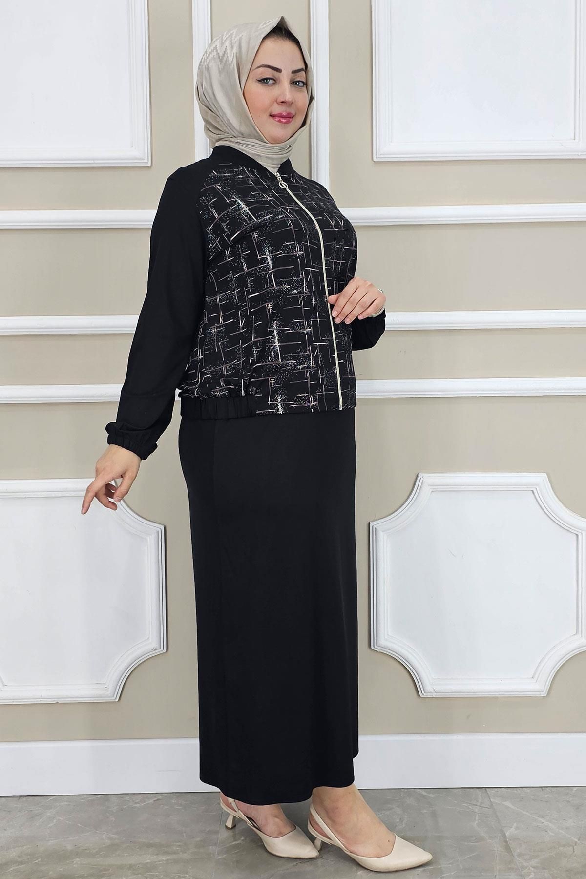 PYS KADIN DESENLİ TESETTÜR TAKIM