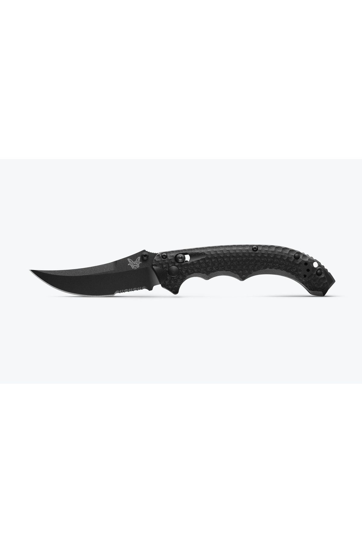 BENCHMADE Mini Bedlam® Black G10 Serrated Cerakote® CPM-S90V Çakı