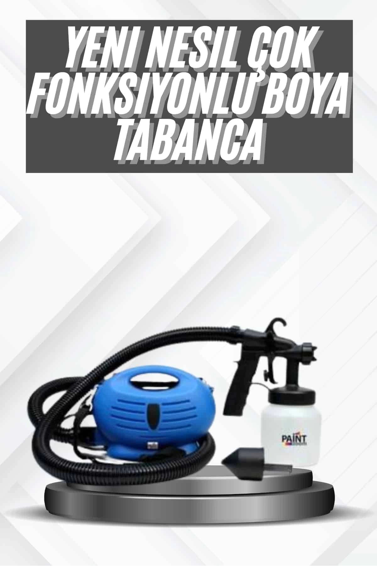 feifei Taşınabilir Elektrikli Boya Tabancası Profesyonel Motor Yapısı Omuz Askılı Hazneli