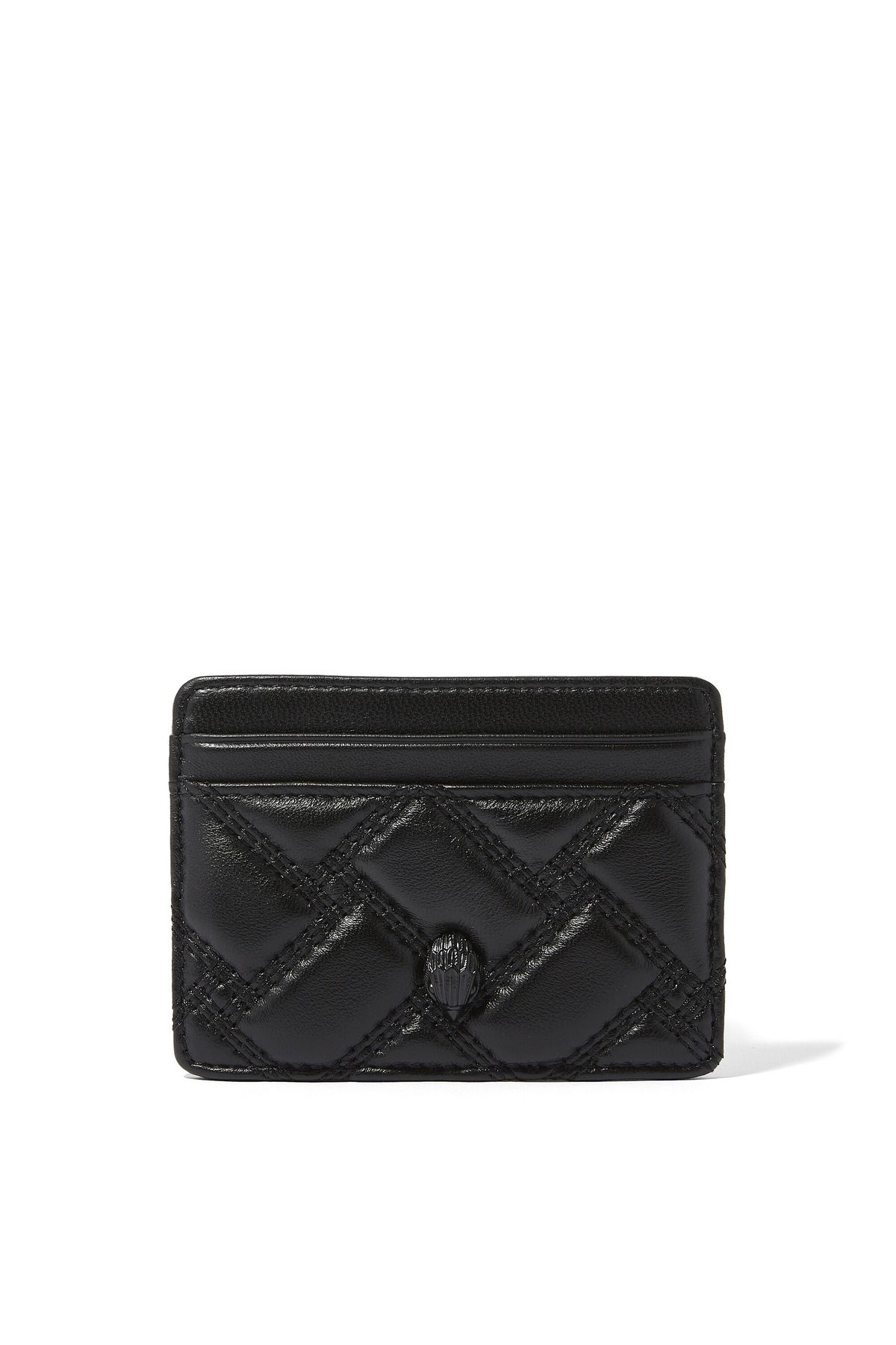 Kurt Geiger Kensington Drench Deri Kartlık 4 Kart Gözlü 9x7 cm, Şık ve Kompakt Tasarım