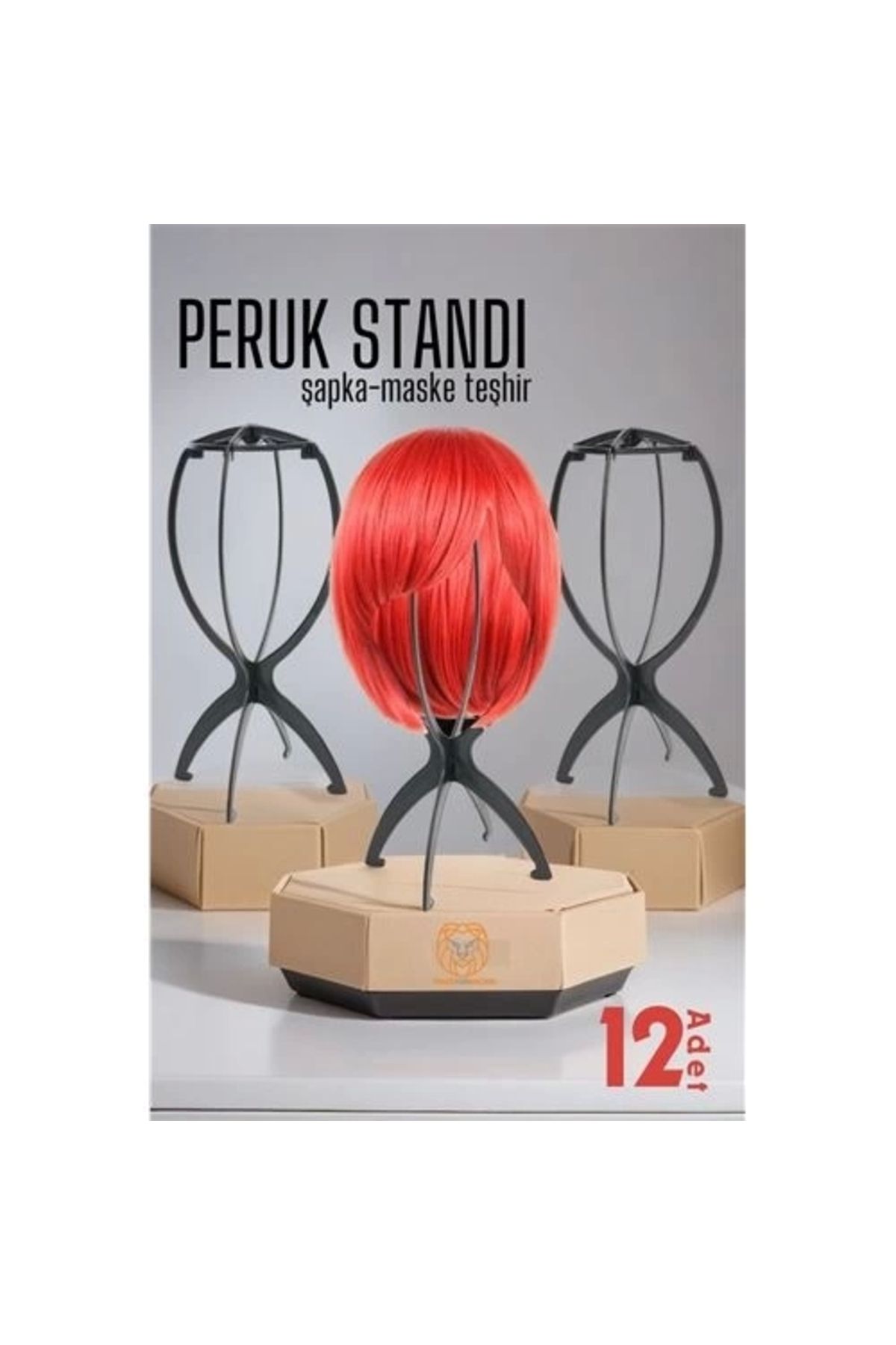 İnnMerry ModaCar Peruk Standı 12 ADET