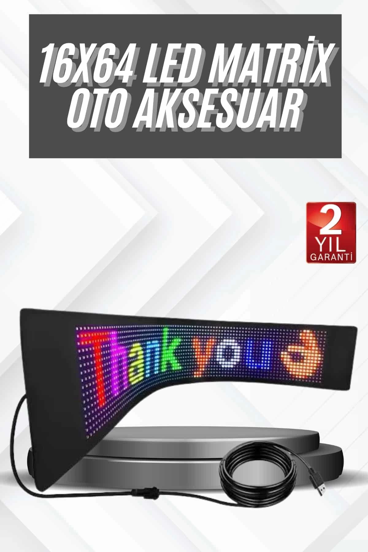 Heez Led Panel 16*64 Led Uzaktan Kumandalı Telefon Kontrollü LED Ekran