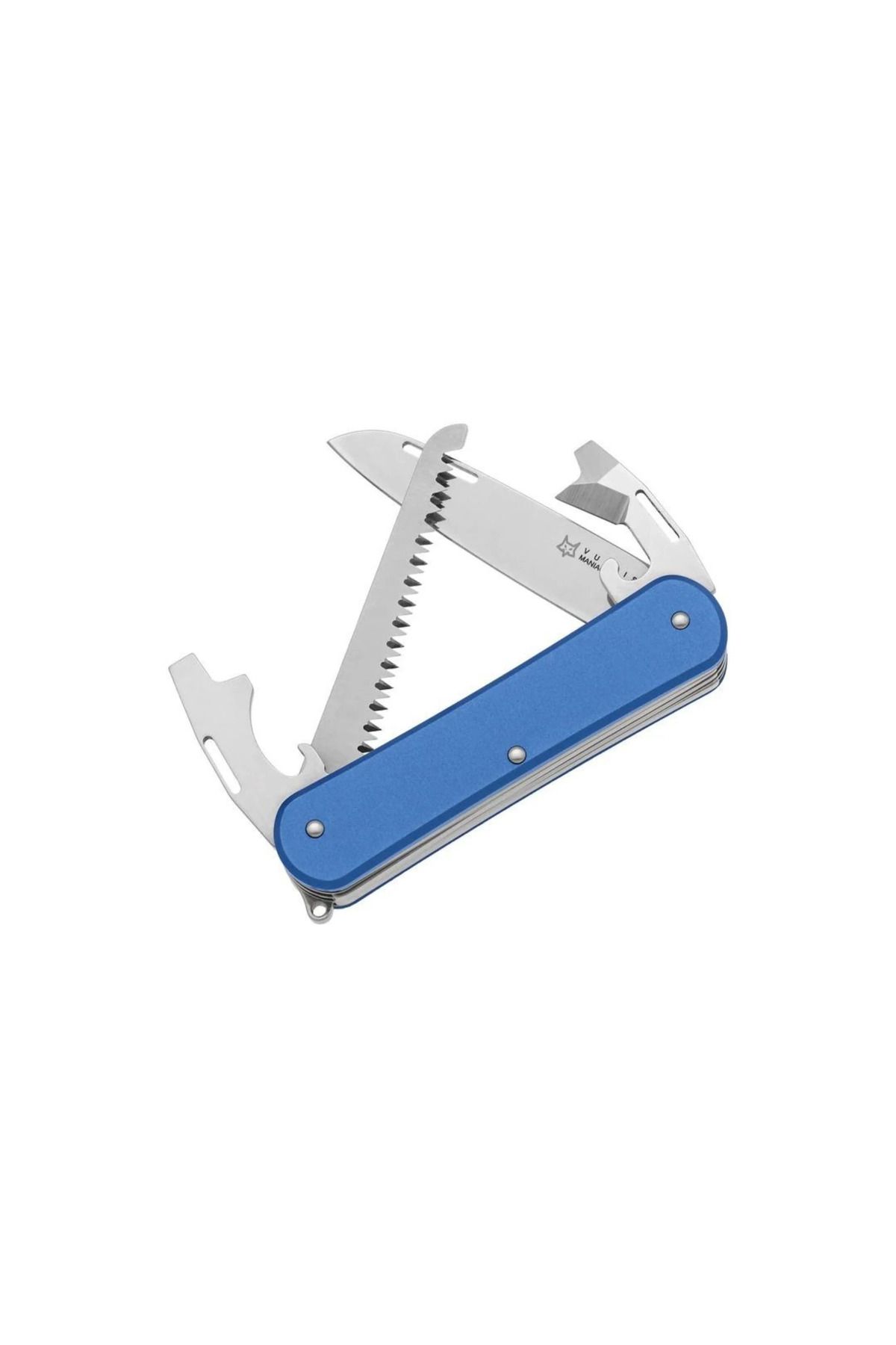 Fox Knives Vulpis 130-S4 Sky Blue Aluminium Çakı