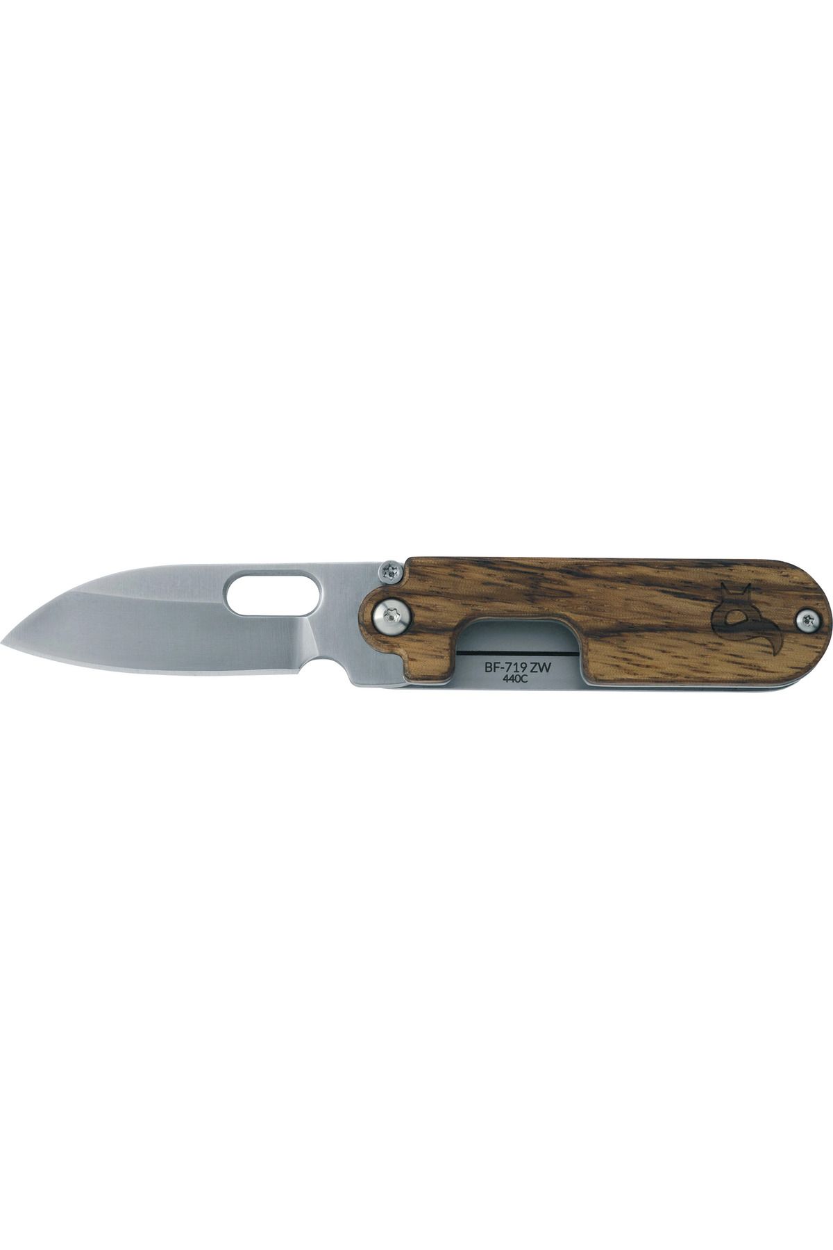 BLACKFOX Black Fox Bean Gen2 440C Zebrawood Çakı