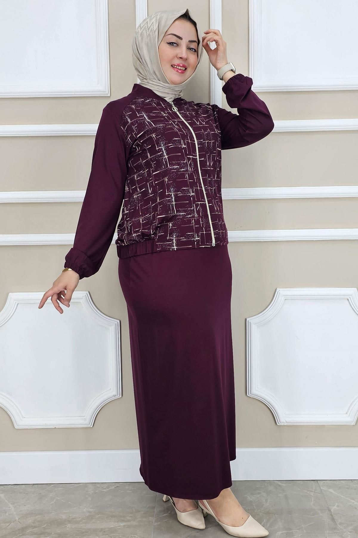 PYS KADIN DESENLİ TESETTÜR TAKIM