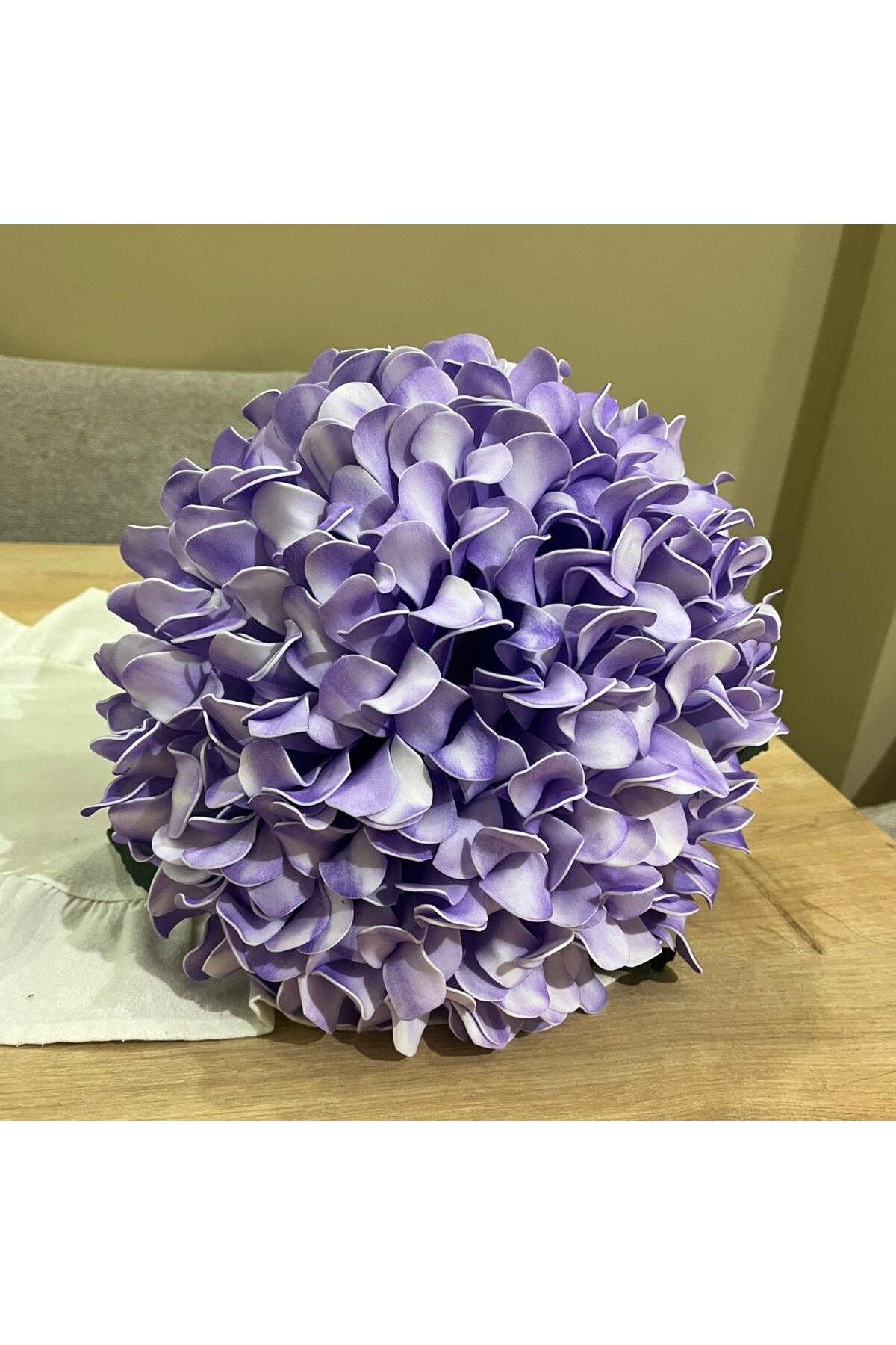essacraft LÜKS EVA MOR ORTANCA 35 CM YAPAY ÇİÇEK