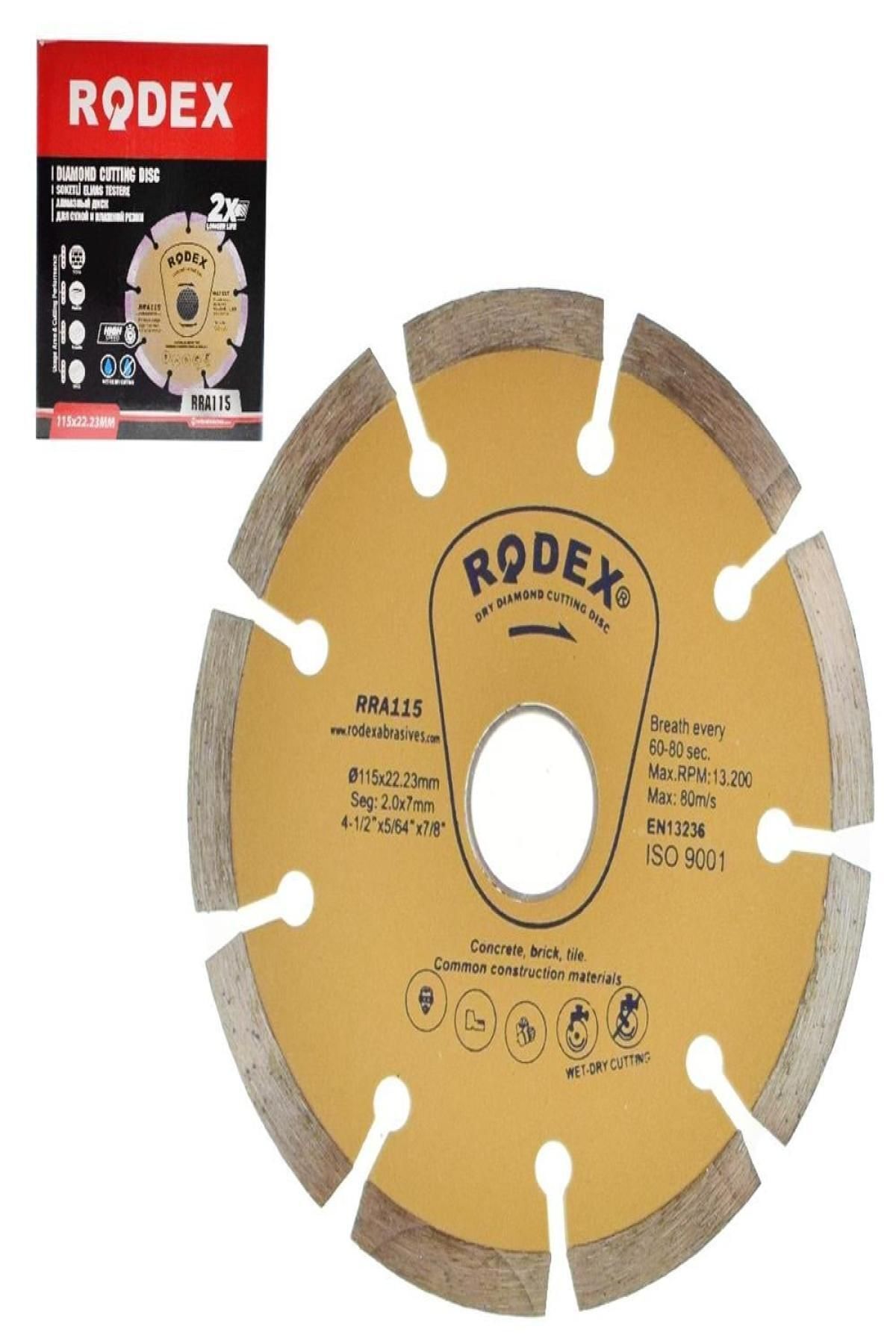 SerenityHaven Rodex Soketli Elmas Testere 115*22mm Rra115