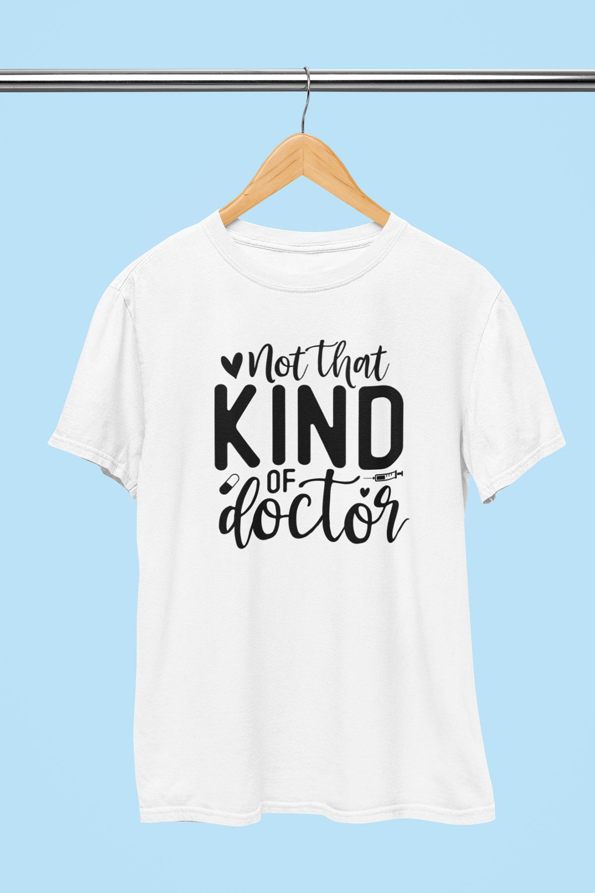 giftkonsept Not That Kind Of Doctor Doktor Hediyelik %100 Pamuklu Regular Beyaz Tişört