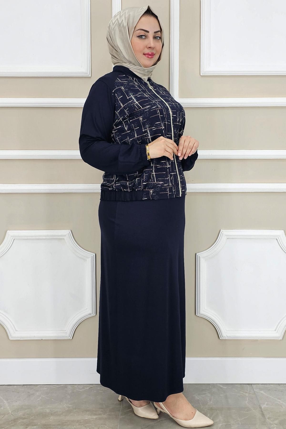 PYS KADIN DESENLİ TESETTÜR TAKIM