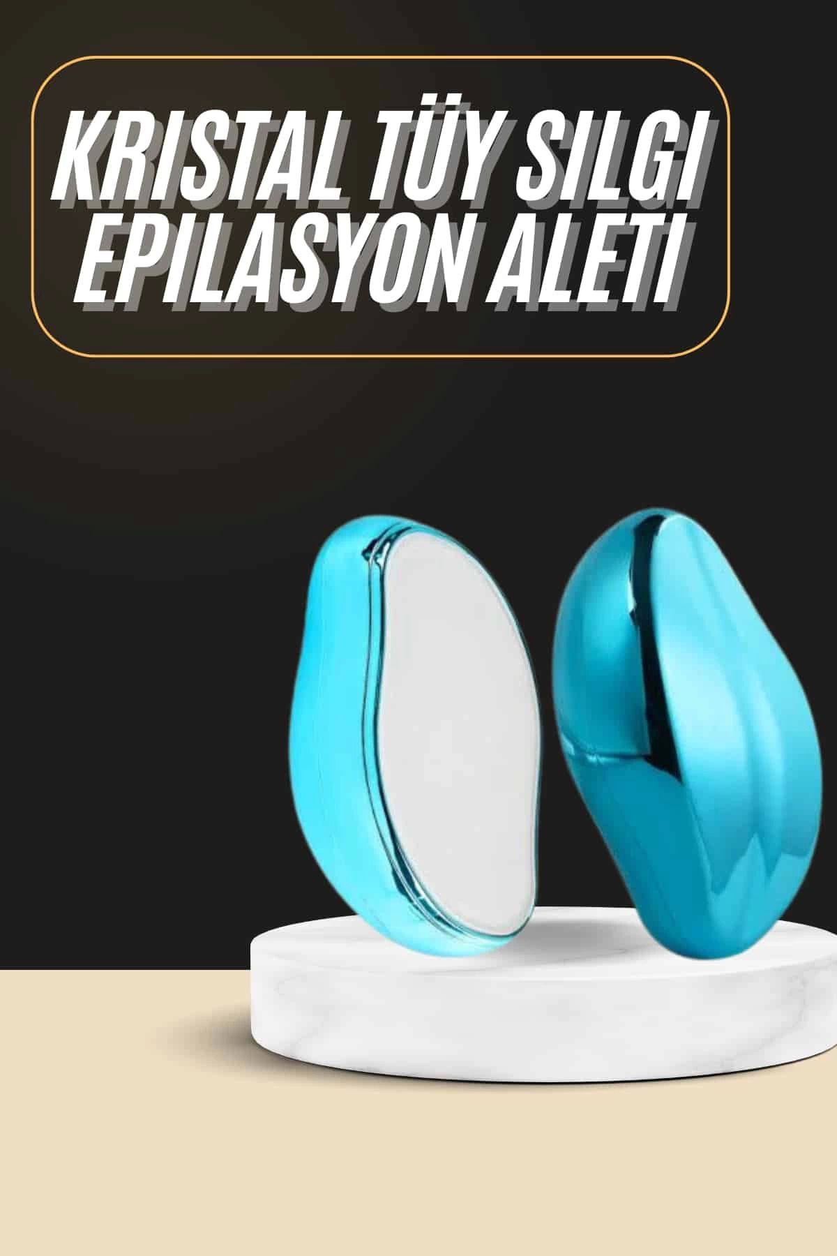 ÖYKÜ VE YİĞİT Epilasyon Aleti Tüy Dökücü Kristal Epilatör Tüy Alıcı Tüy Silgi