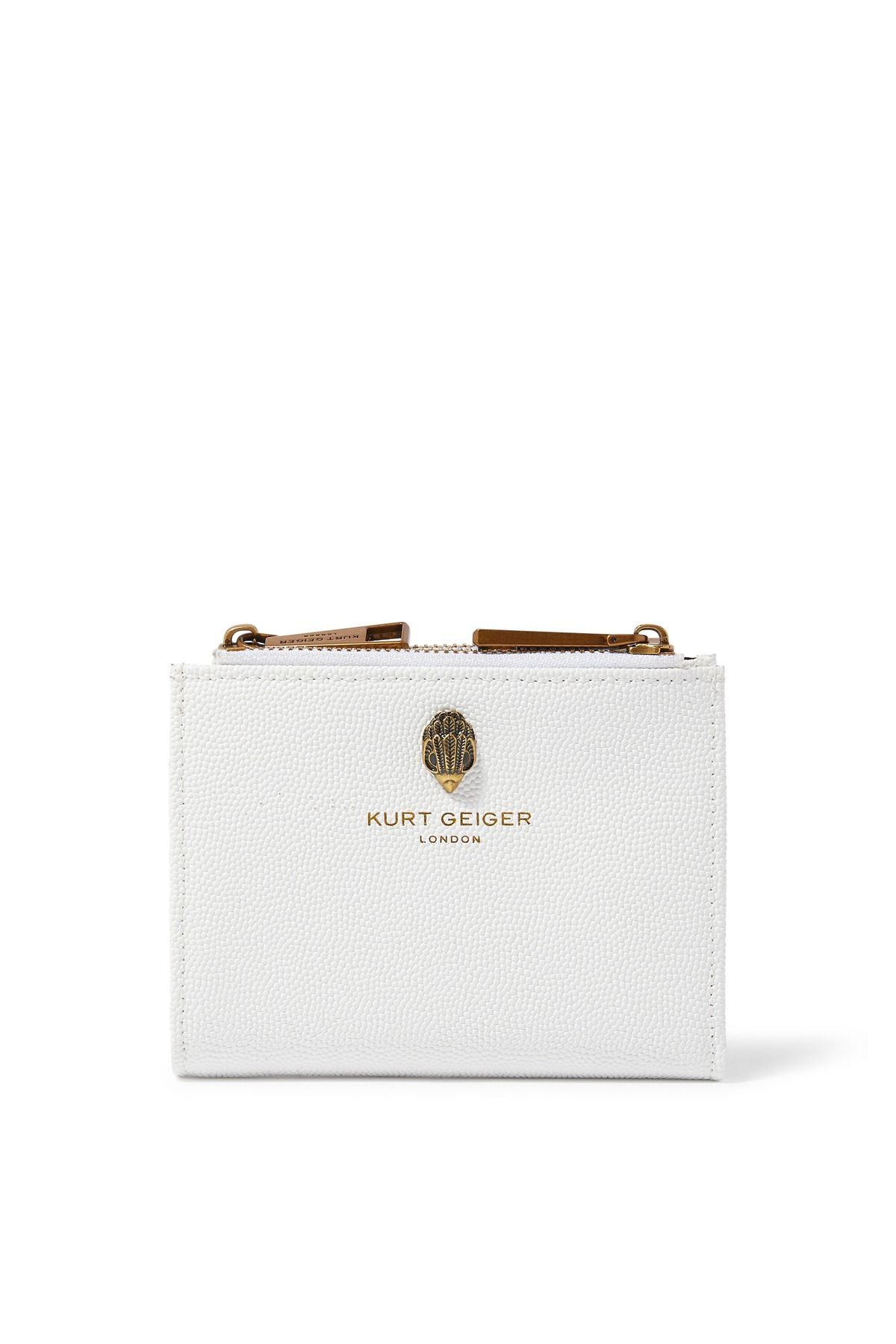 Kurt Geiger Shoreditch Leather Mini Cüzdan 11x9 cm Kompakt ve Şık Deri Tasarım