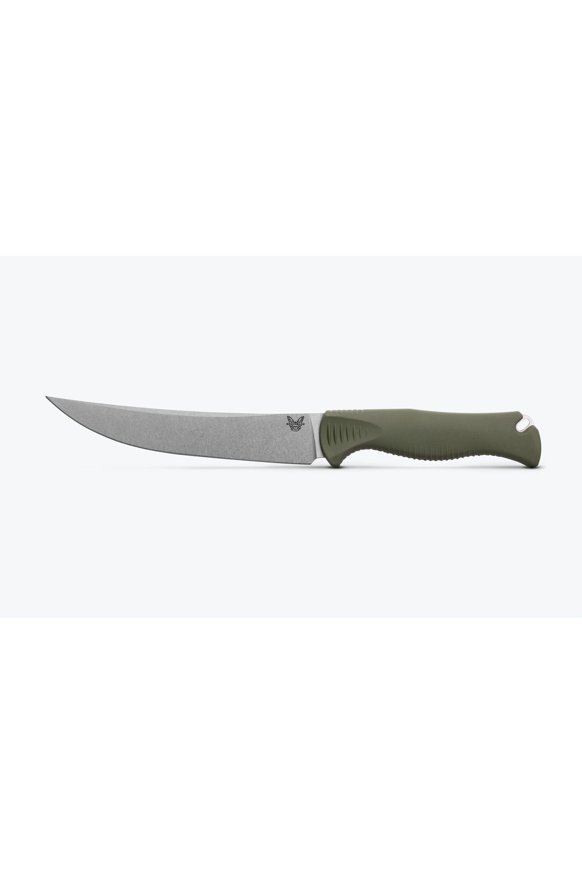 BENCHMADE Meatcrafter™ Dark Olive Santoprene 6’’ Trailing Point Bıçak