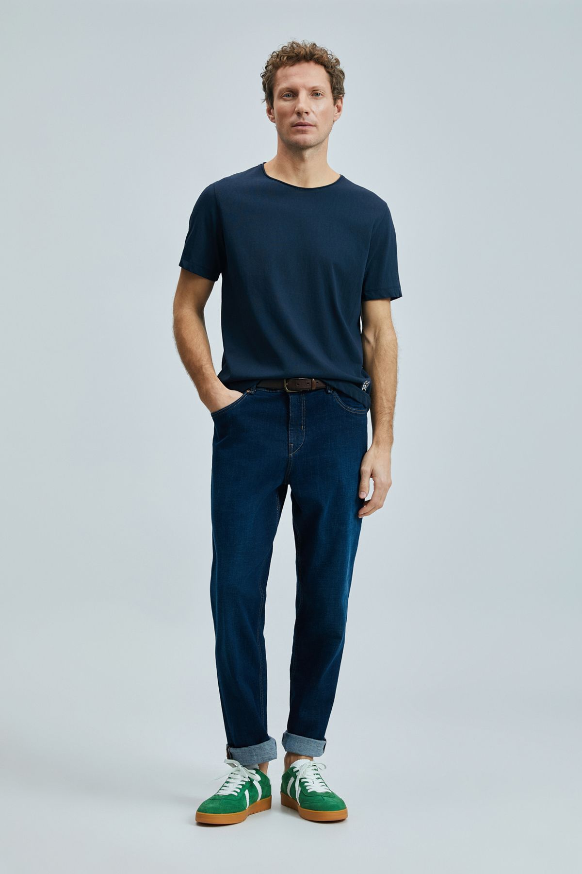 Lufian LUFİAN Junya Erkek Basic T-Shirt 111020259-25