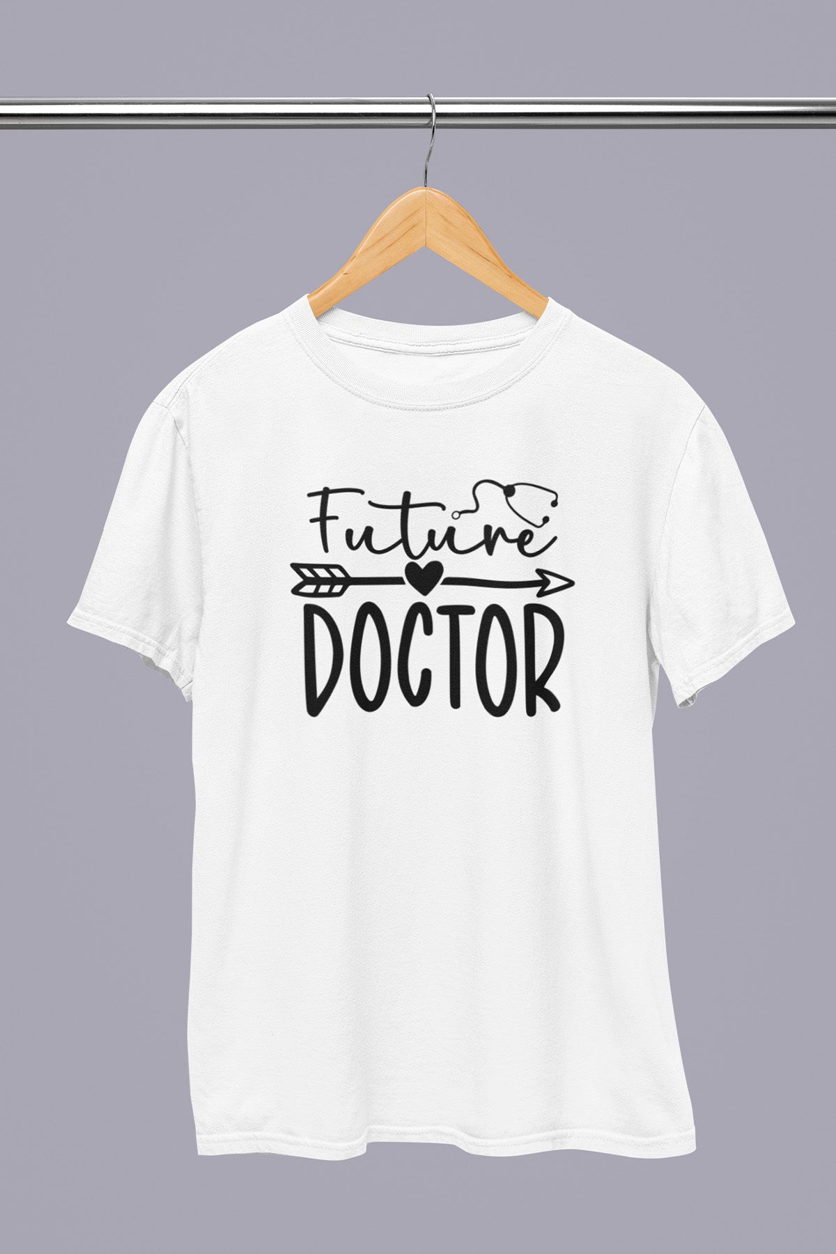 giftkonsept Future Doctor Doktor Hediyelik %100 Pamuklu Regular Beyaz Tişört