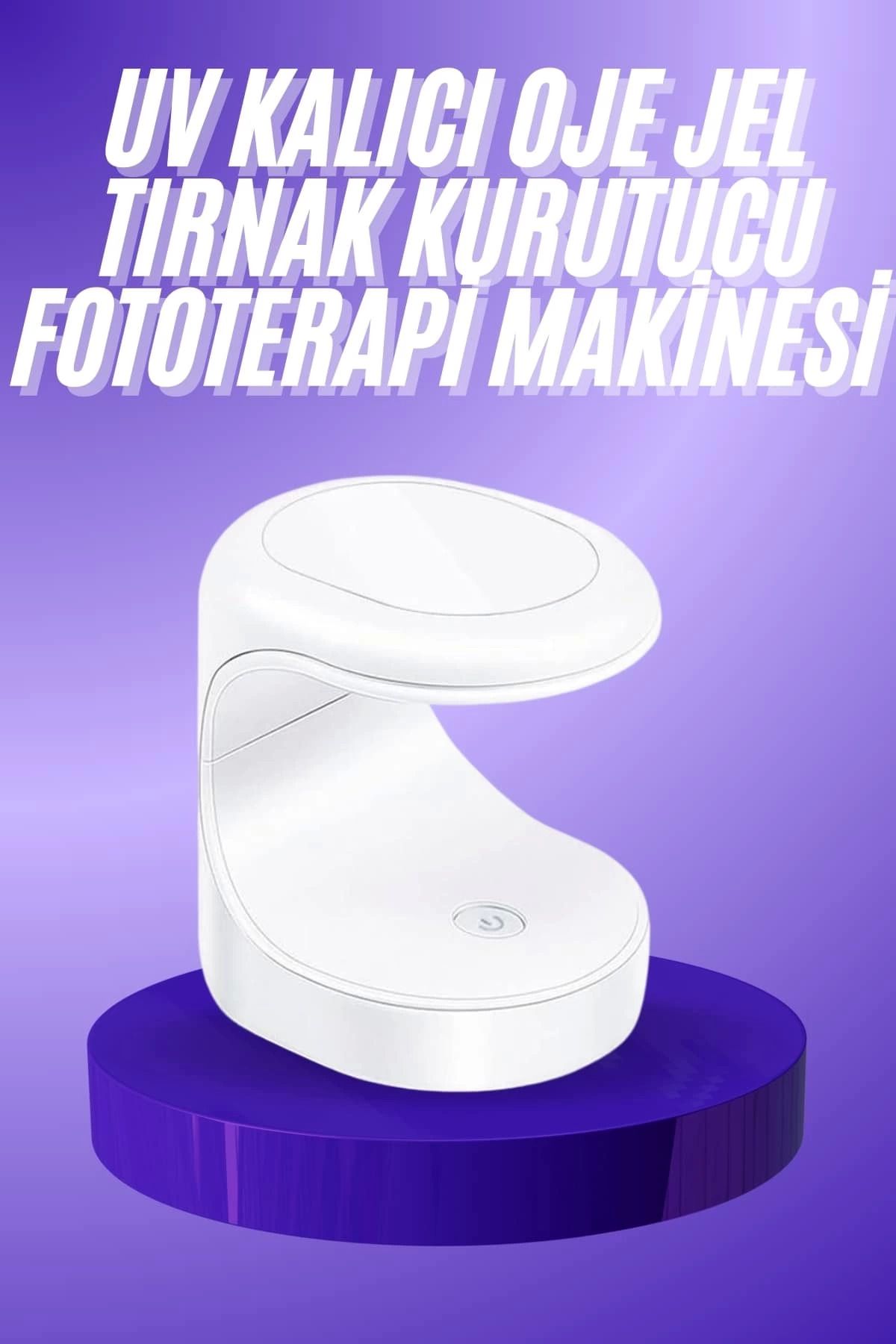 feifei Seyehat Tipi Mini Oje Kurutucu Ultraviole Mor Işık Protez Tırnak Kurutucu