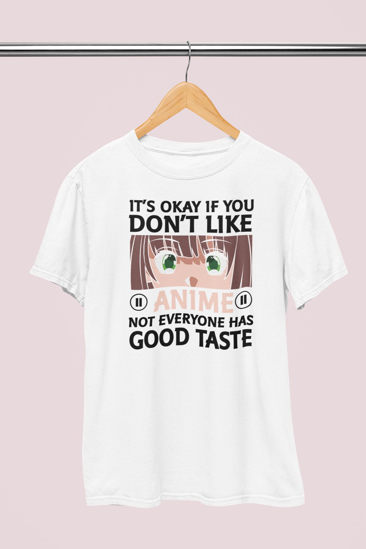 giftkonsept Its Okay If You Dont Like Anime Hediyelik %100 Pamuklu Regular Beyaz Tişört