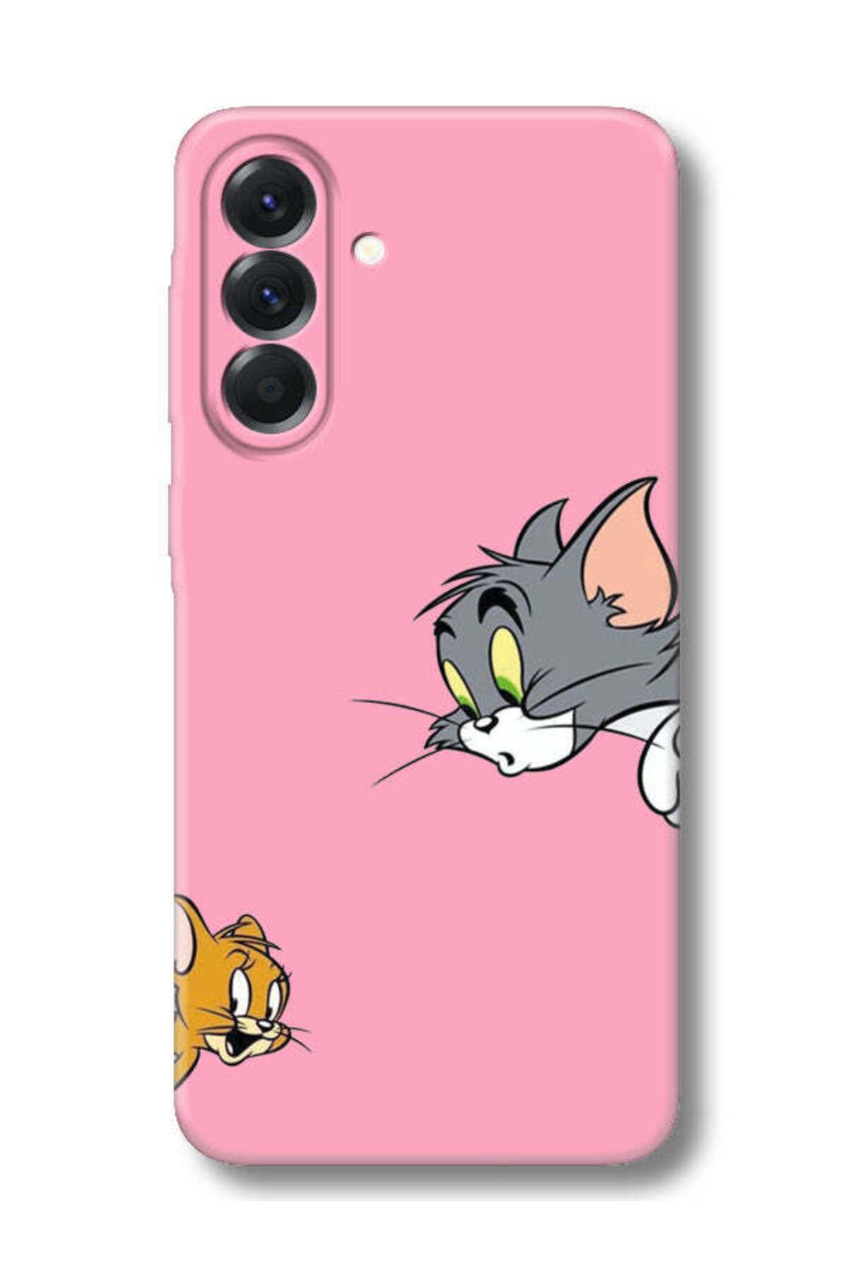 frondcase Samsung A26 Tom And Jerry Pembe Telefon Kılıfı