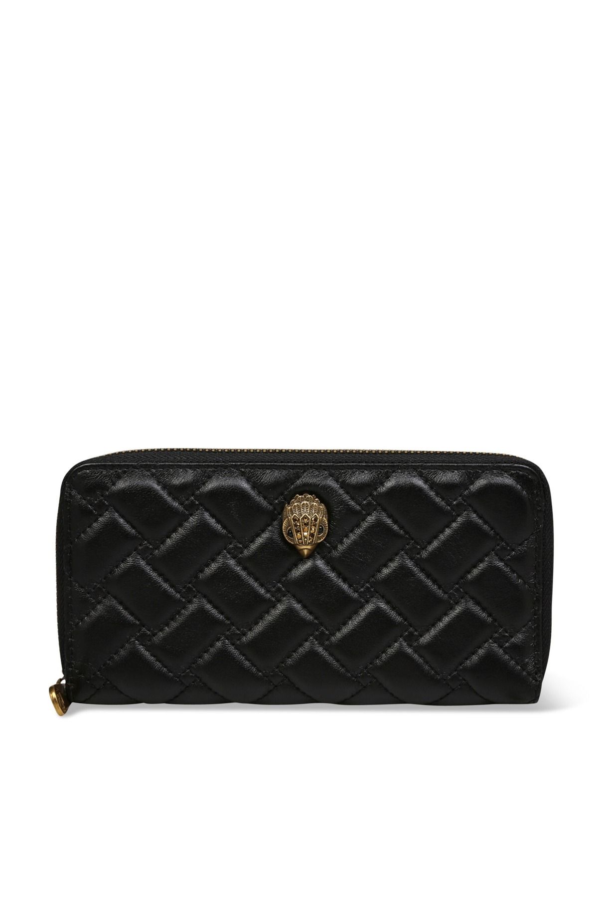 Kurt Geiger Kensington Kapitoneli Deri Cüzdan 19x10 cm, Çok Gözlü ve Şık Tasarım