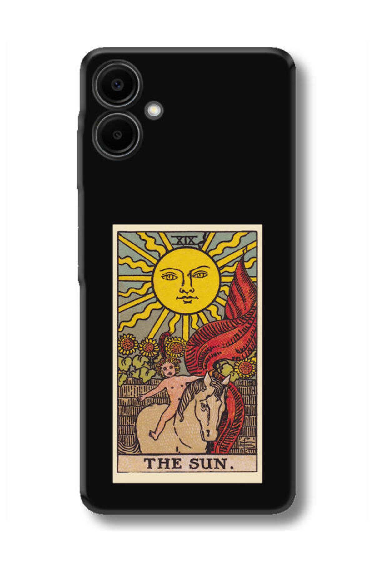 frondcase Samsung A06 The Sun Siyah Telefon Kılıfı