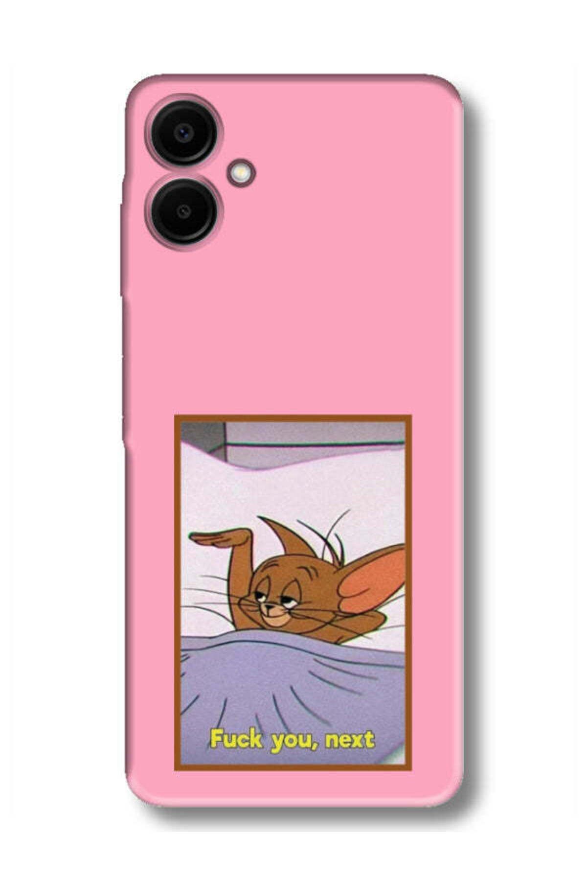 frondcase Samsung A06 Jerry Pembe Telefon Kılıfı