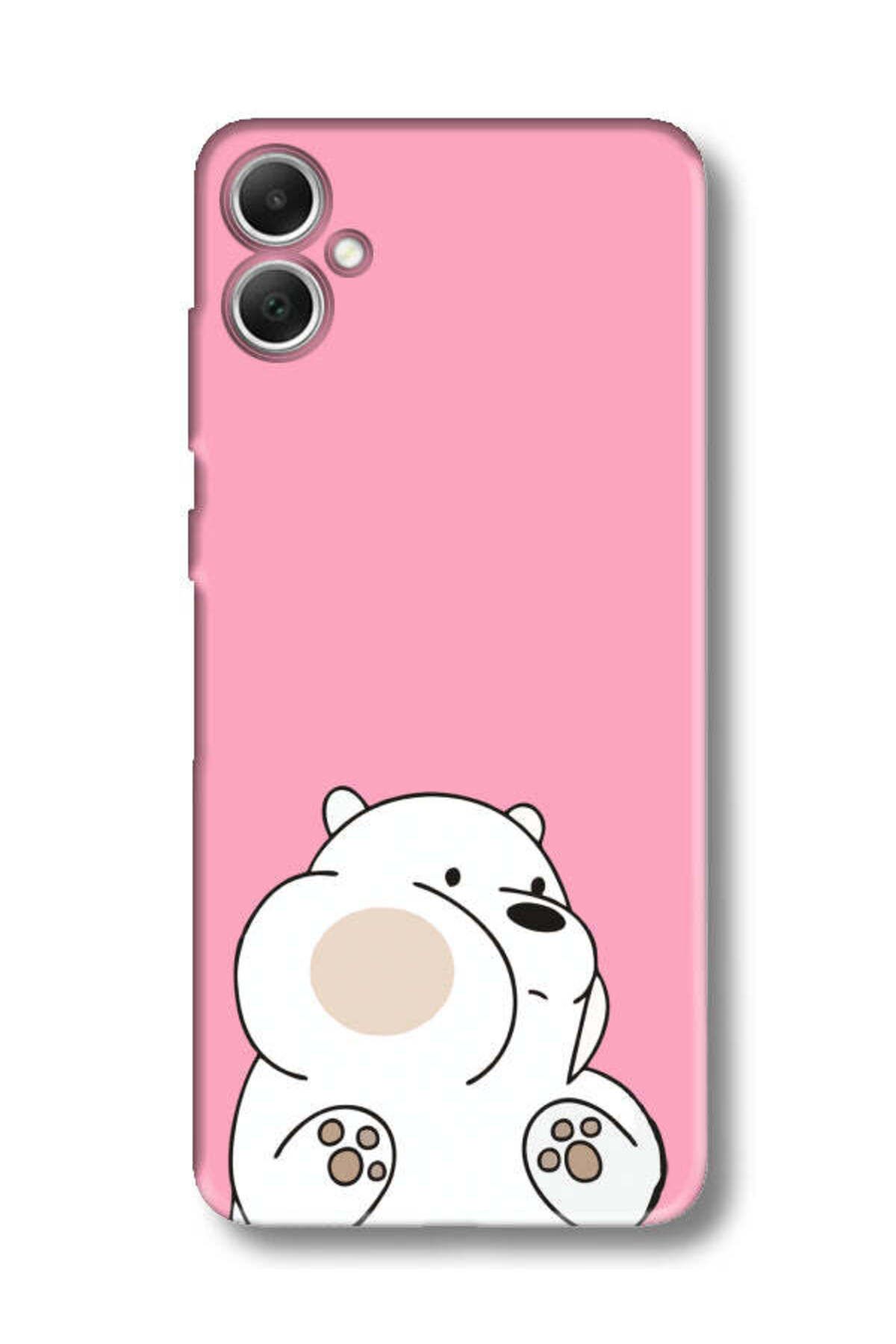 frondcase Samsung A05 Panda Pembe Telefon Kılıfı