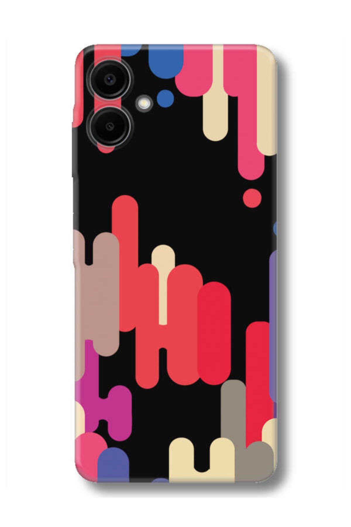 frondcase Samsung A06 Pop Art Siyah Telefon Kılıfı