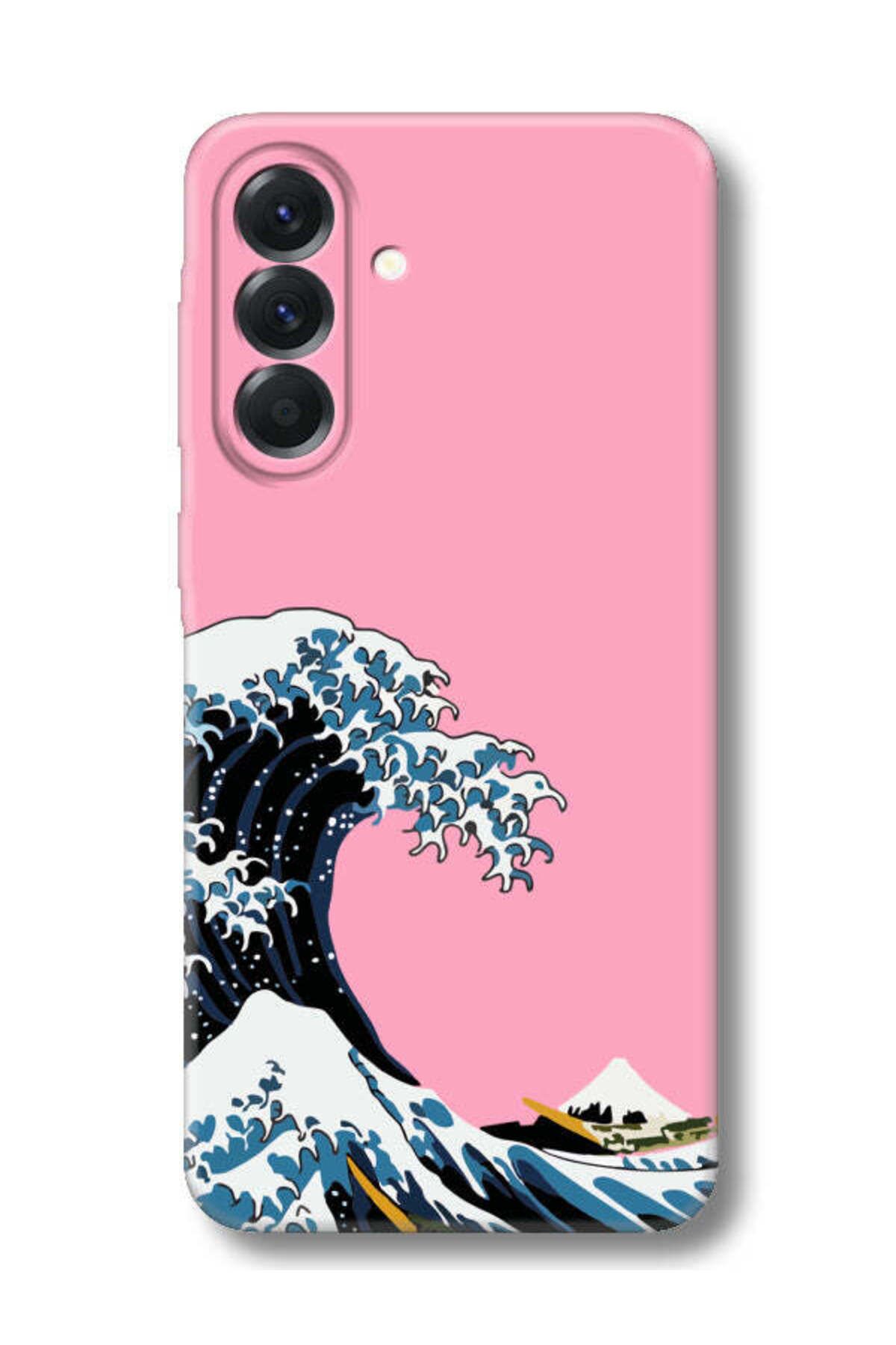 frondcase Samsung A26 Kanagawa Pembe Telefon Kılıfı